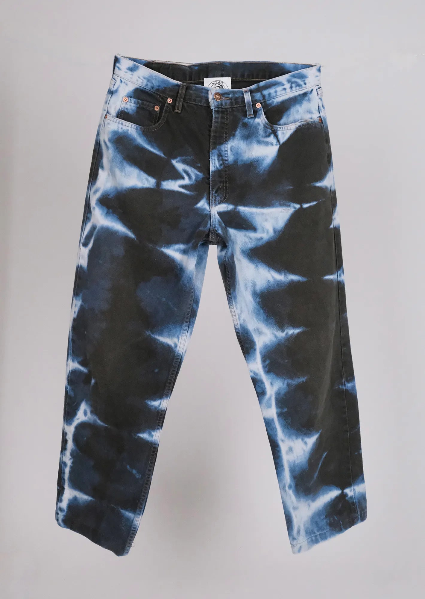 Redone tie dye tiger levis