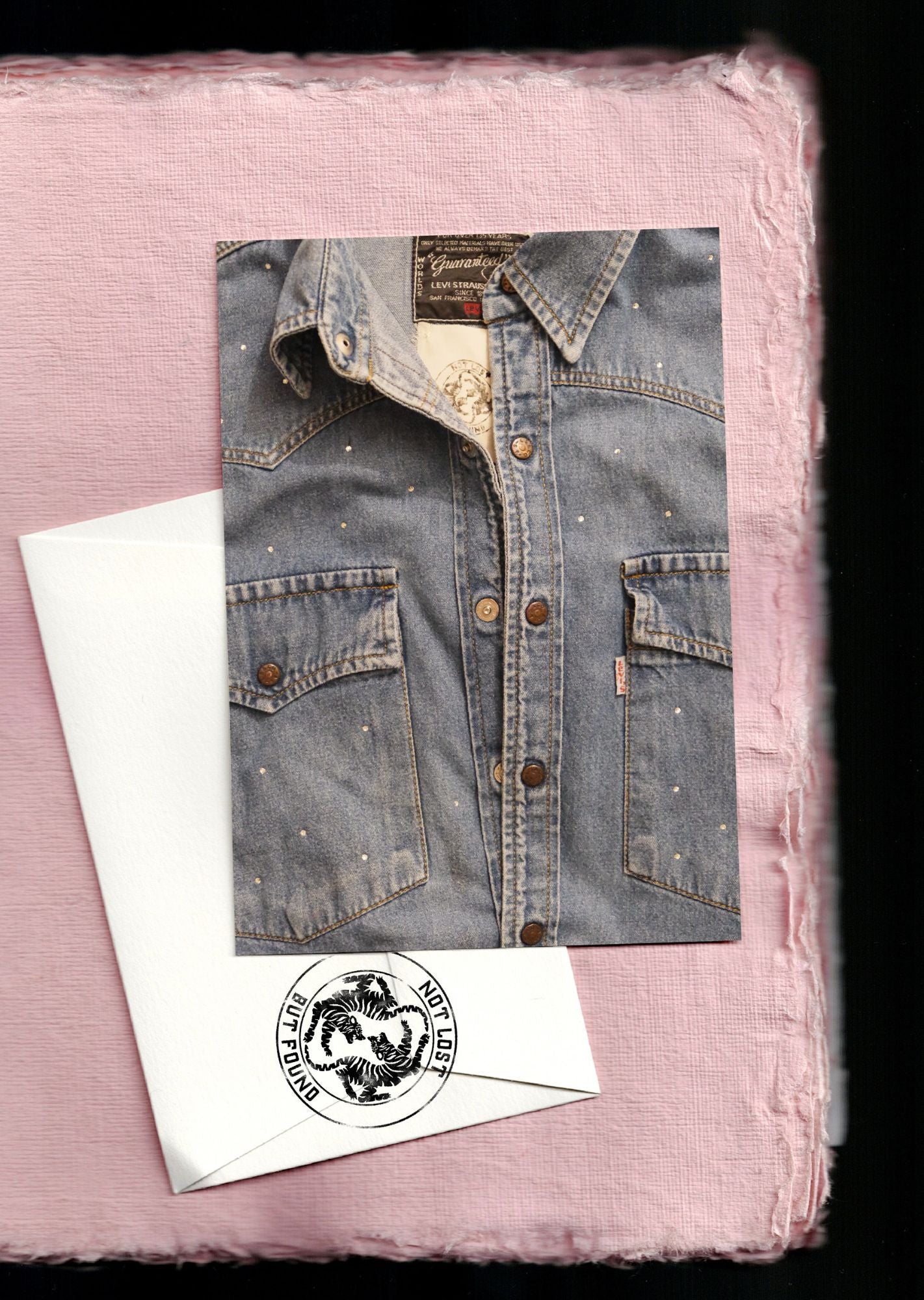 Denim Swarovski Shirt