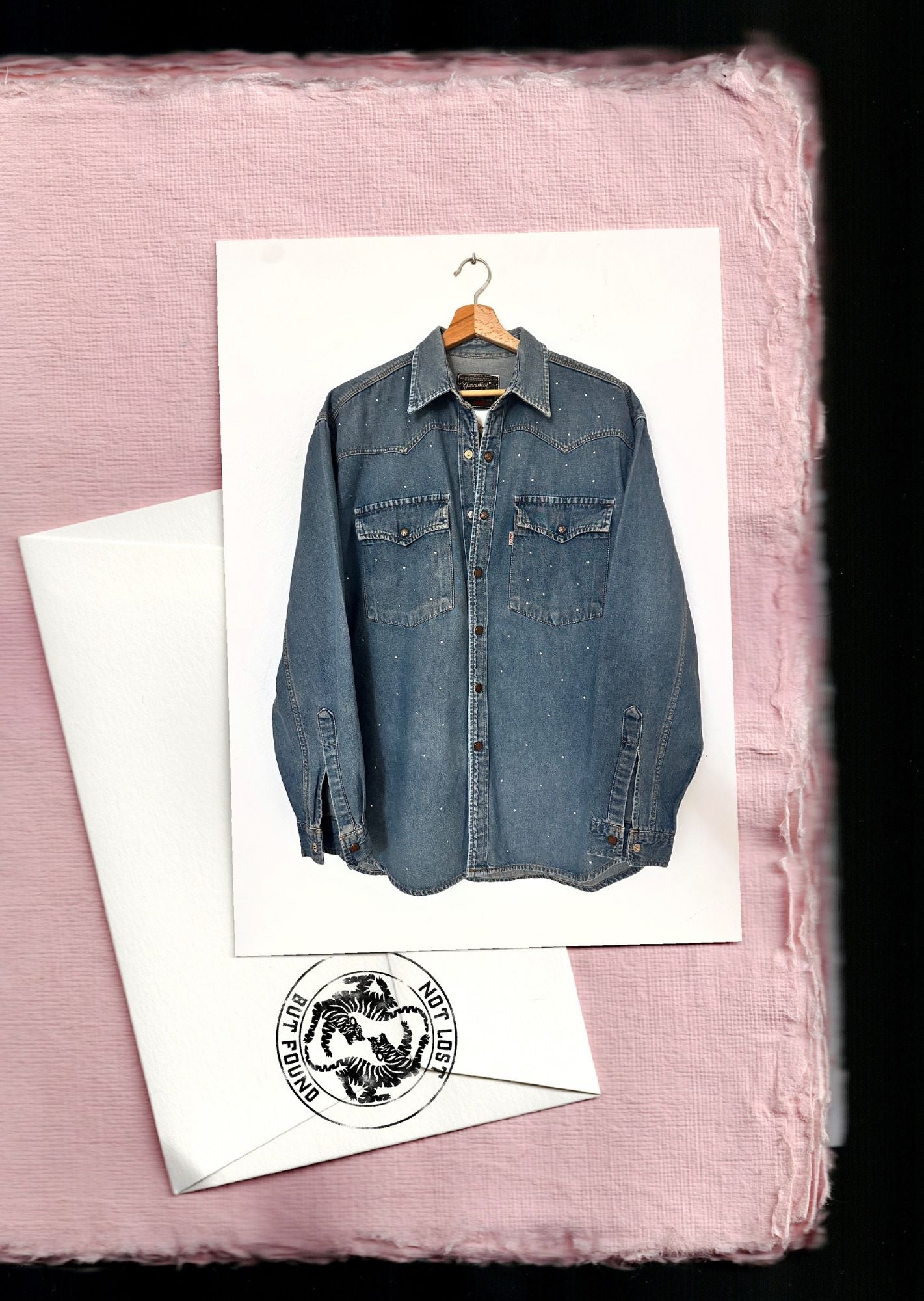 Denim Swarovski Shirt