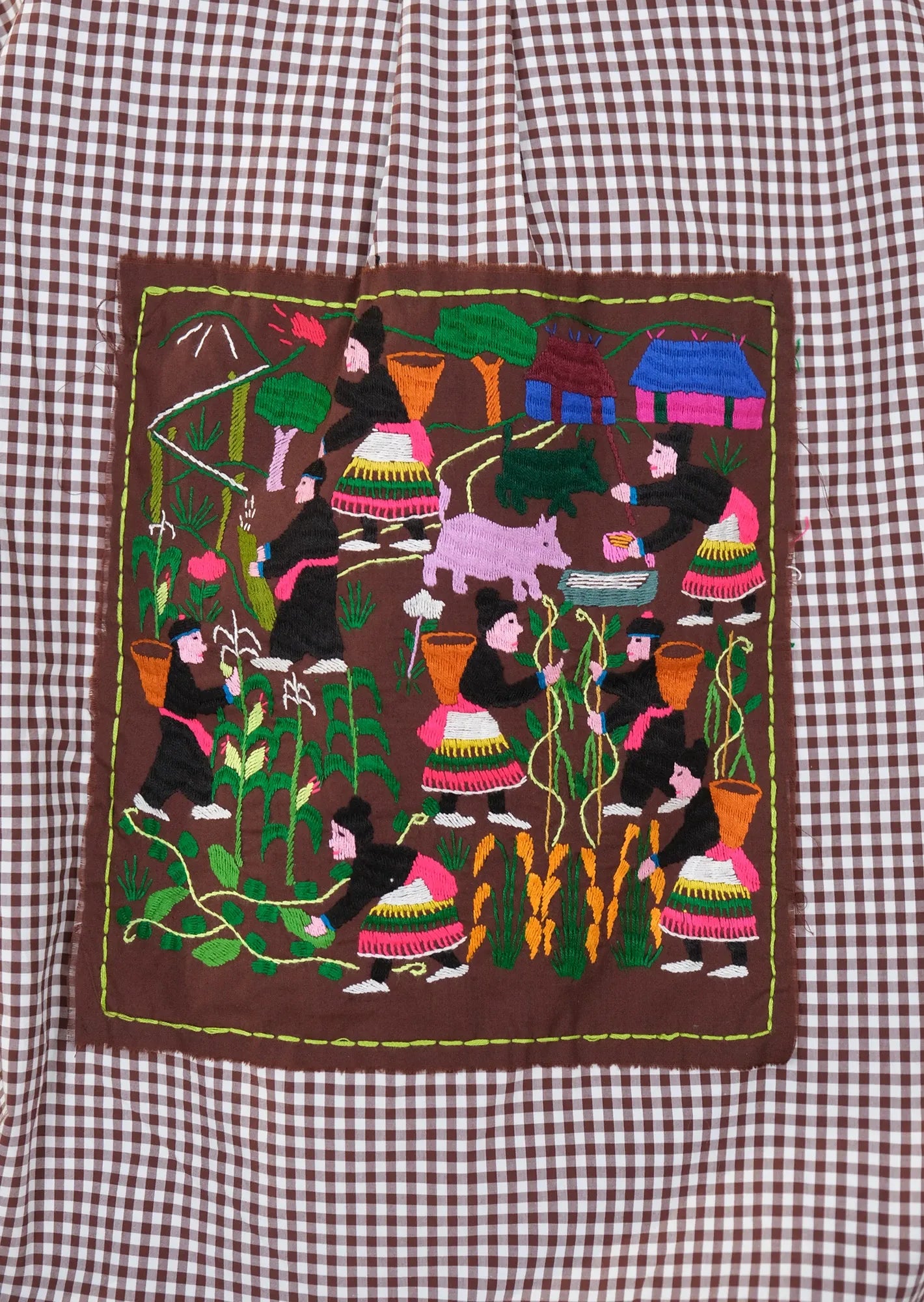 Redone RL vichy embroidered shirt