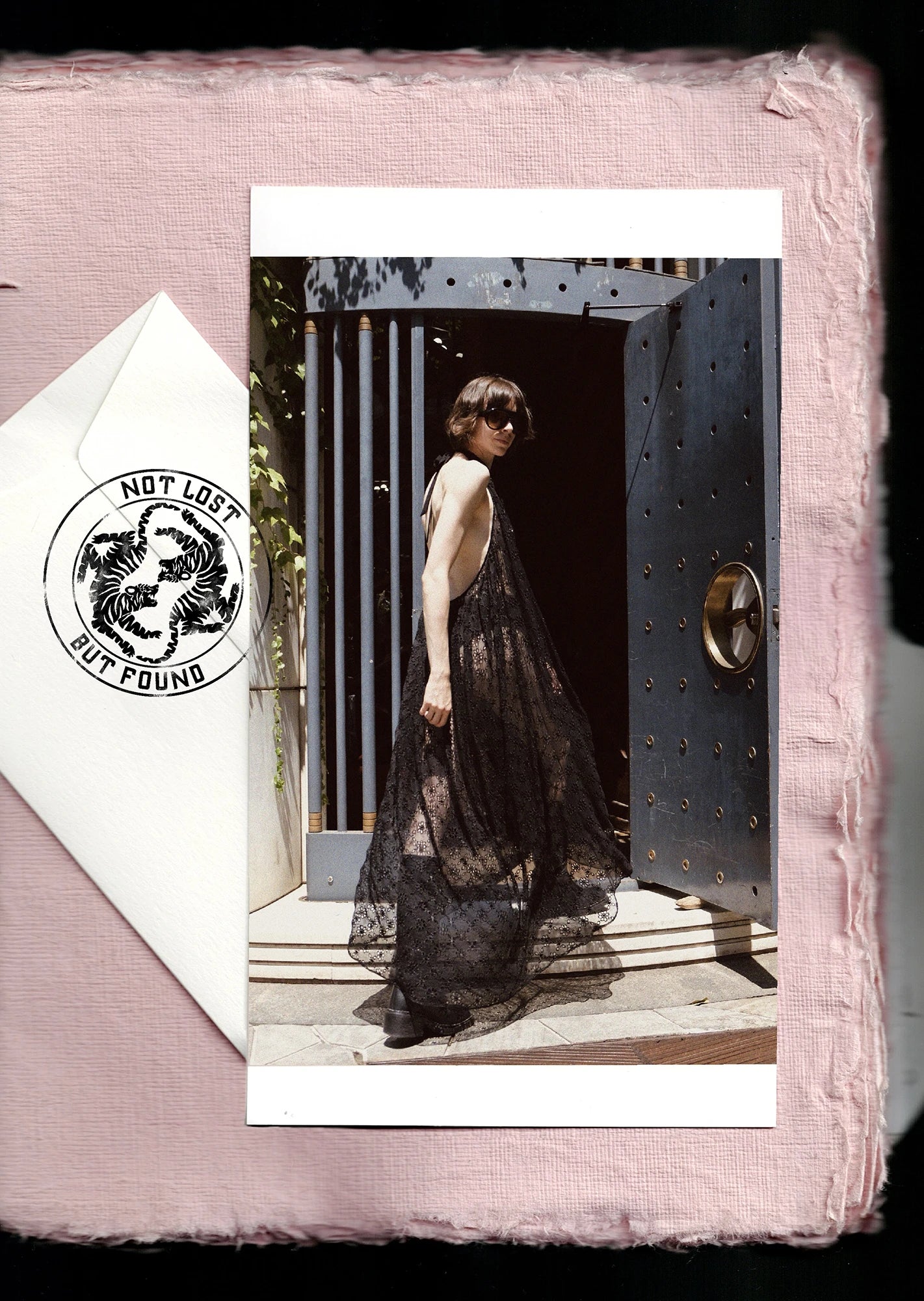 Broderie anglaise satin dress