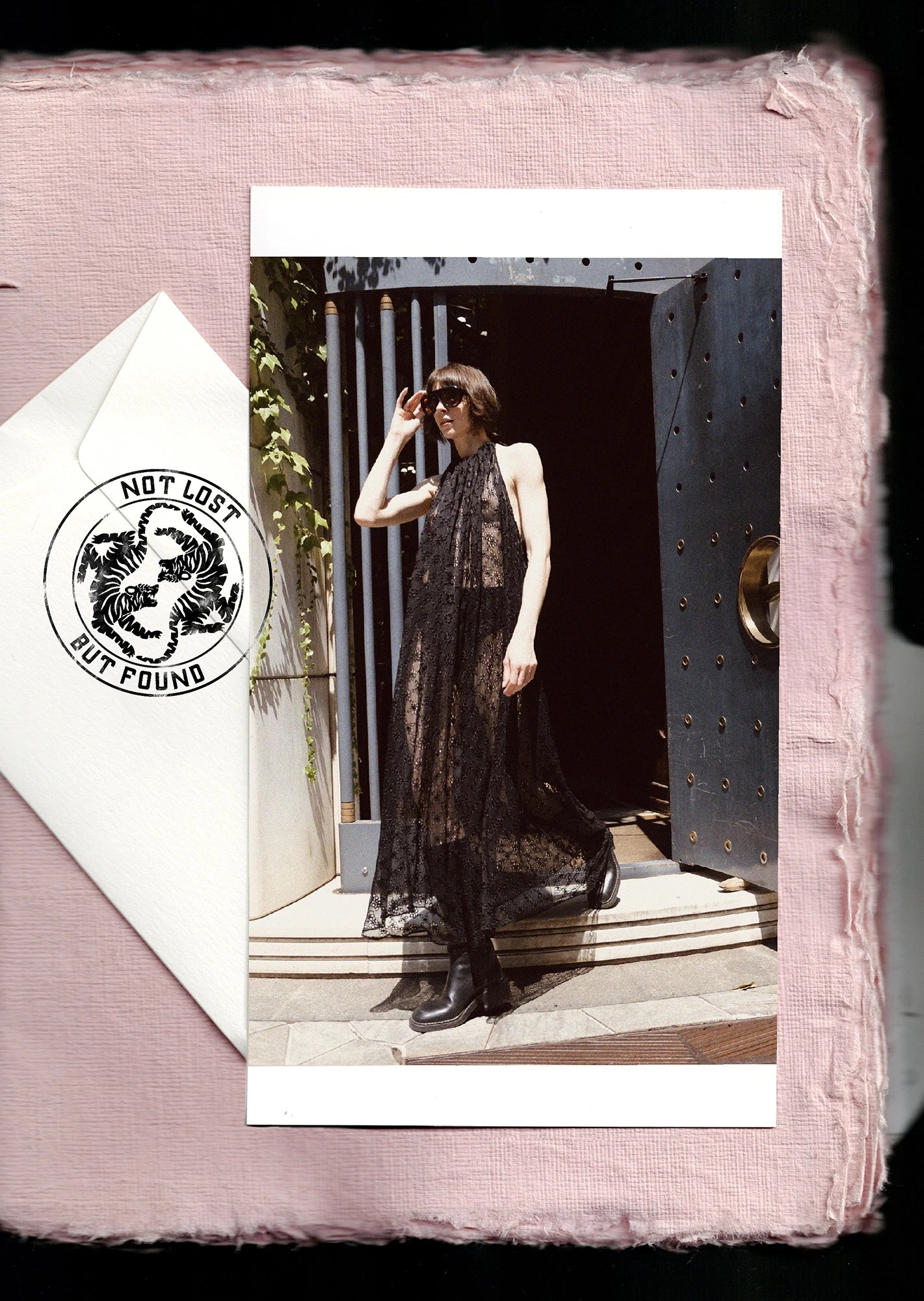 Broderie anglaise satin dress