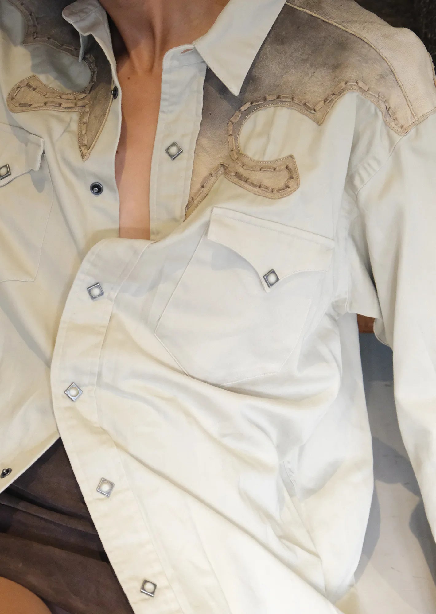 Cowboy leather shirt