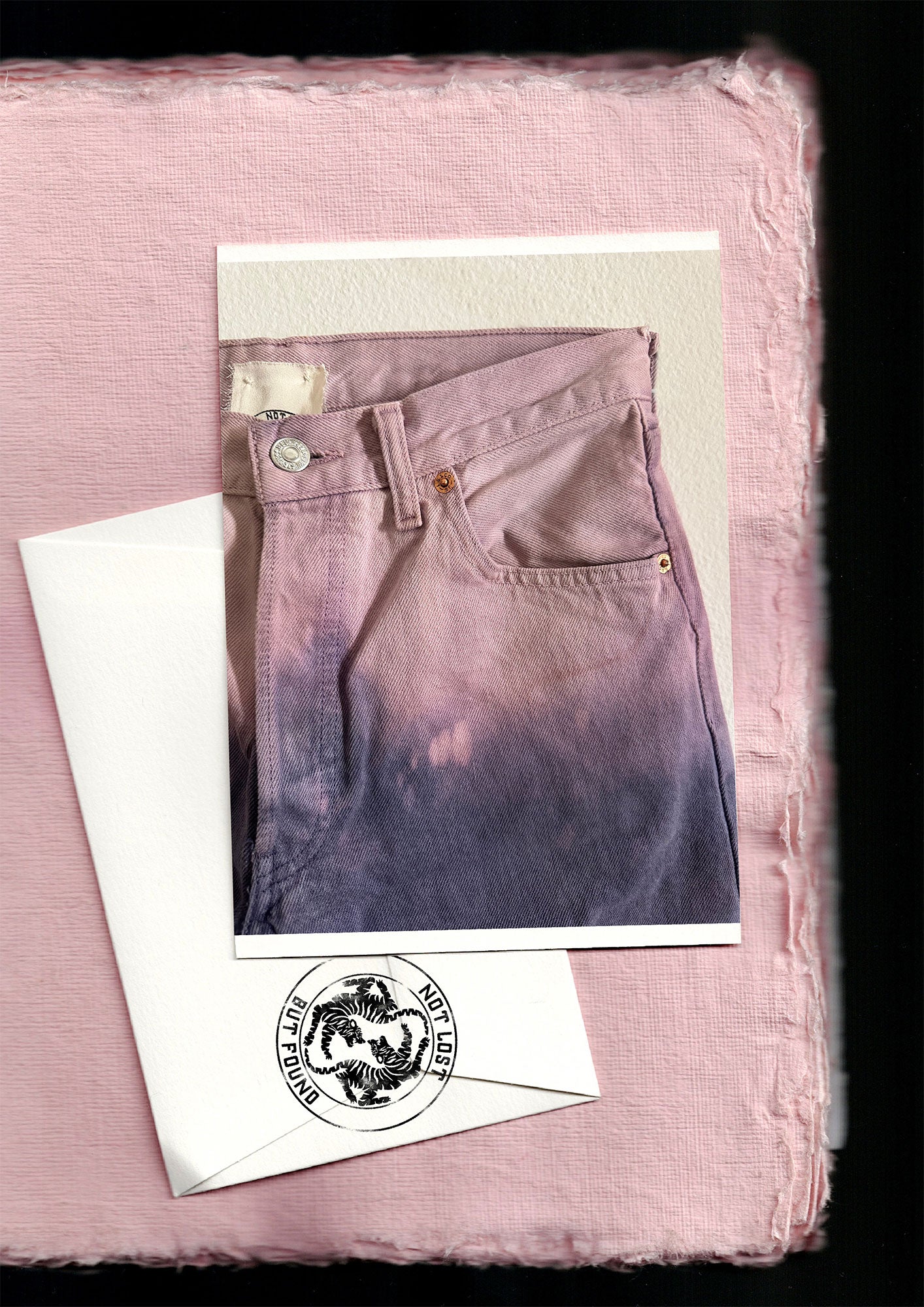 Redone purple tie dye levis