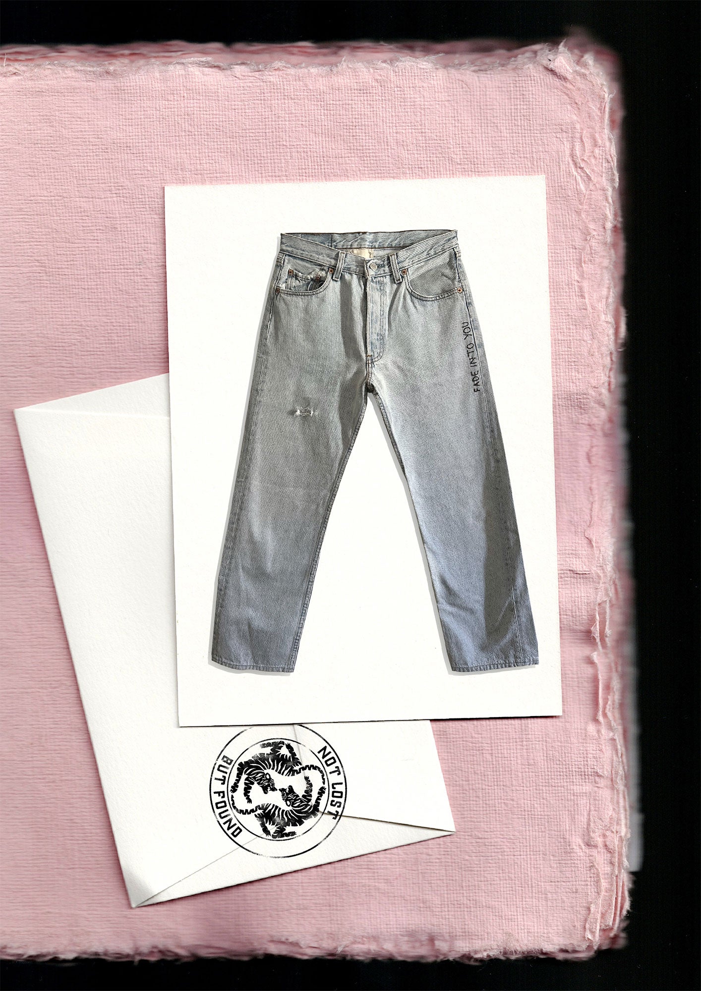 Redone embroidered levis