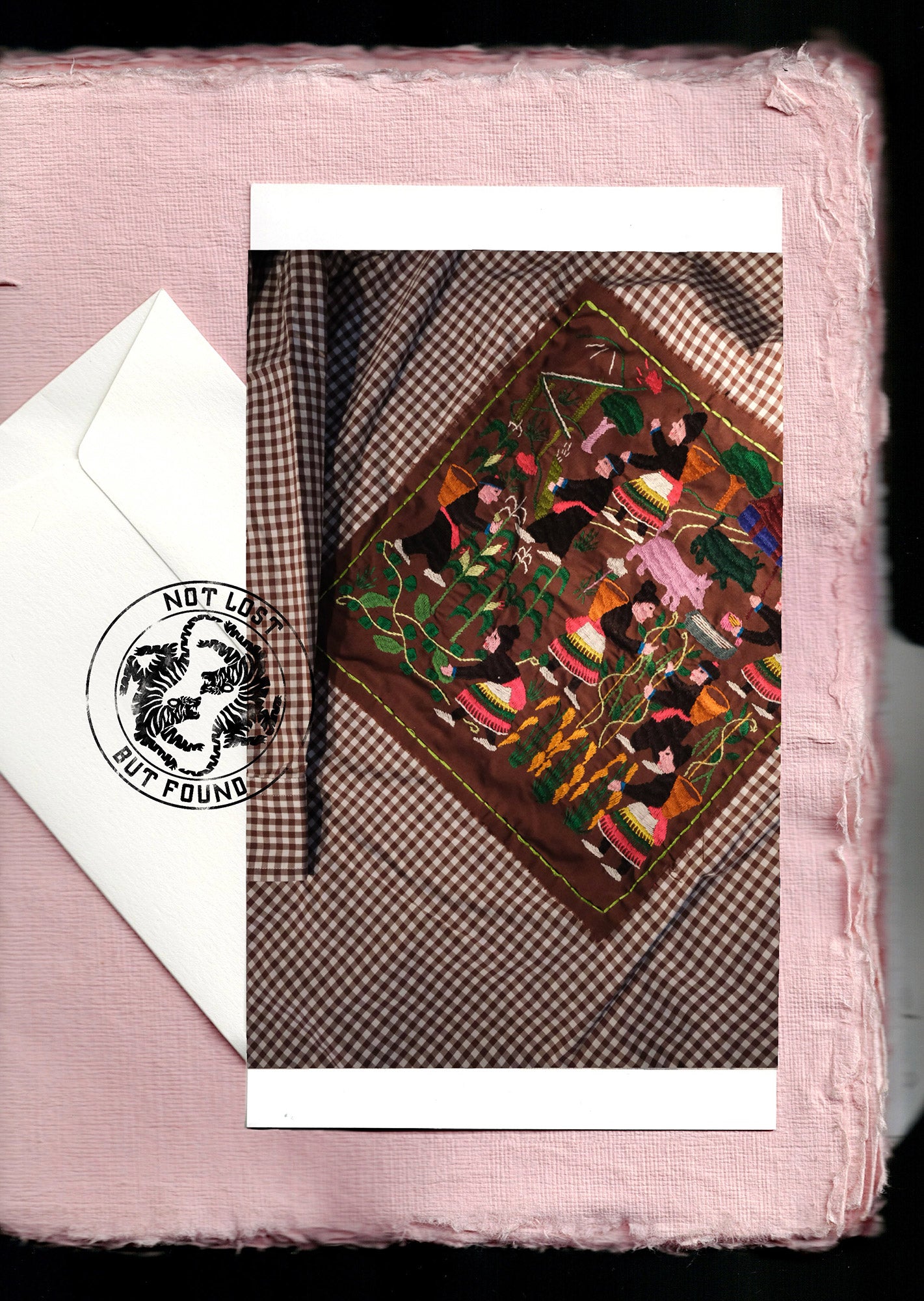 Vicky shirt with patchwork embroidery