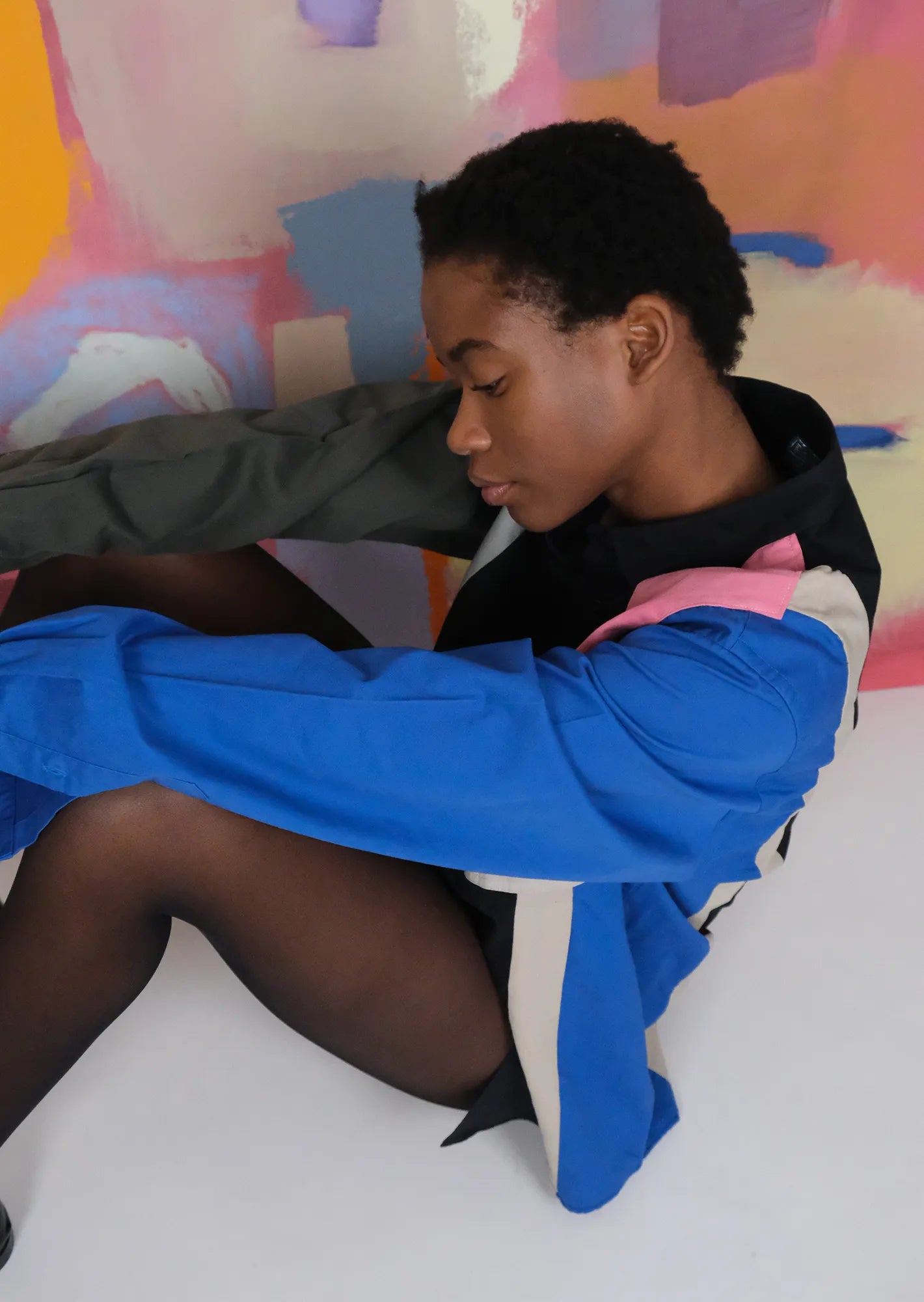 Multicolor patchwork shirt