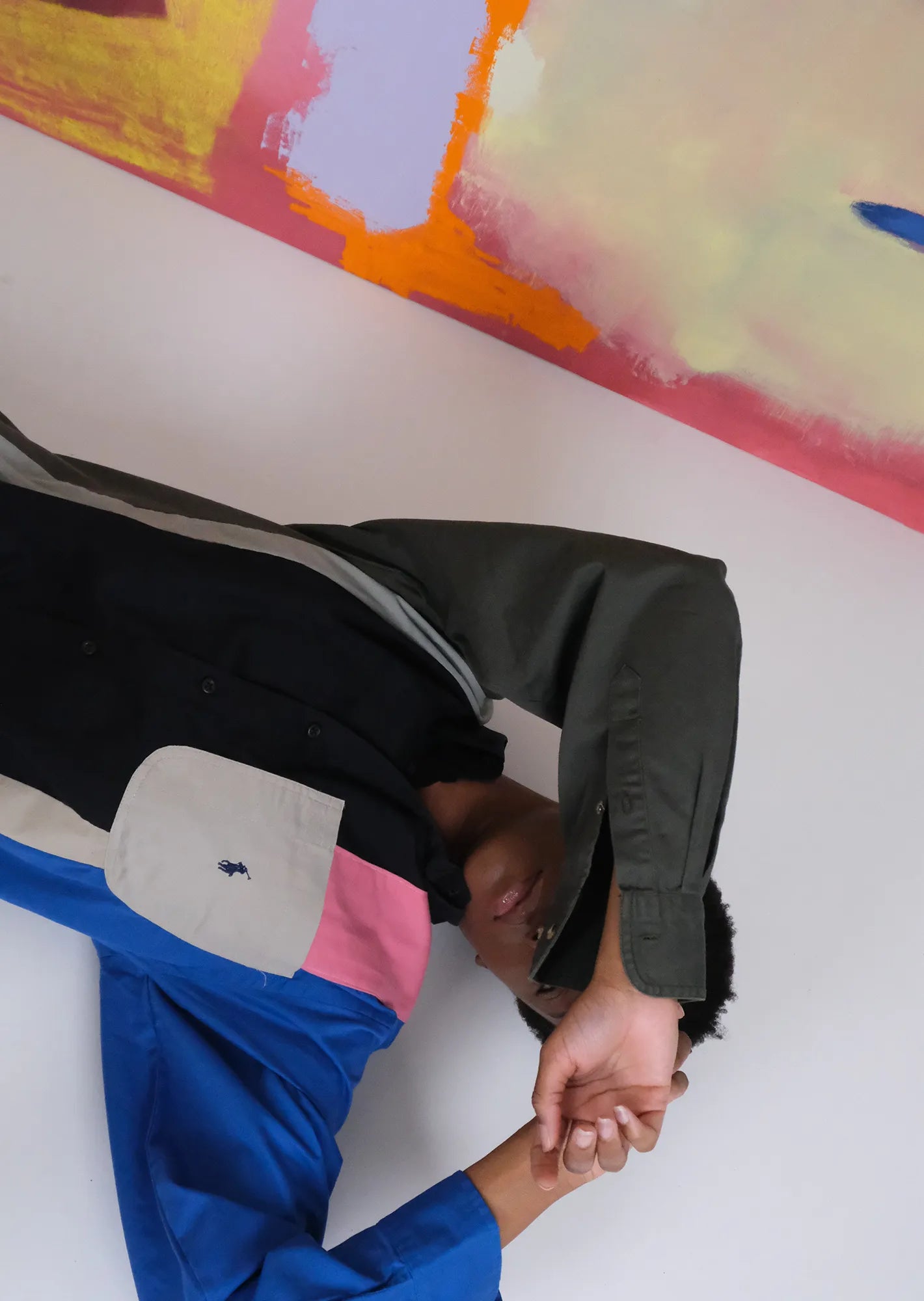 Multicolor patchwork shirt