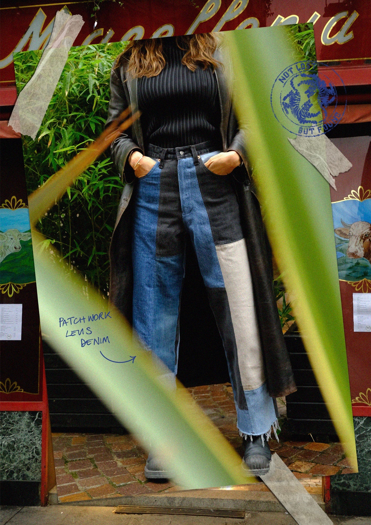 Denim Patchwork Levis Denim