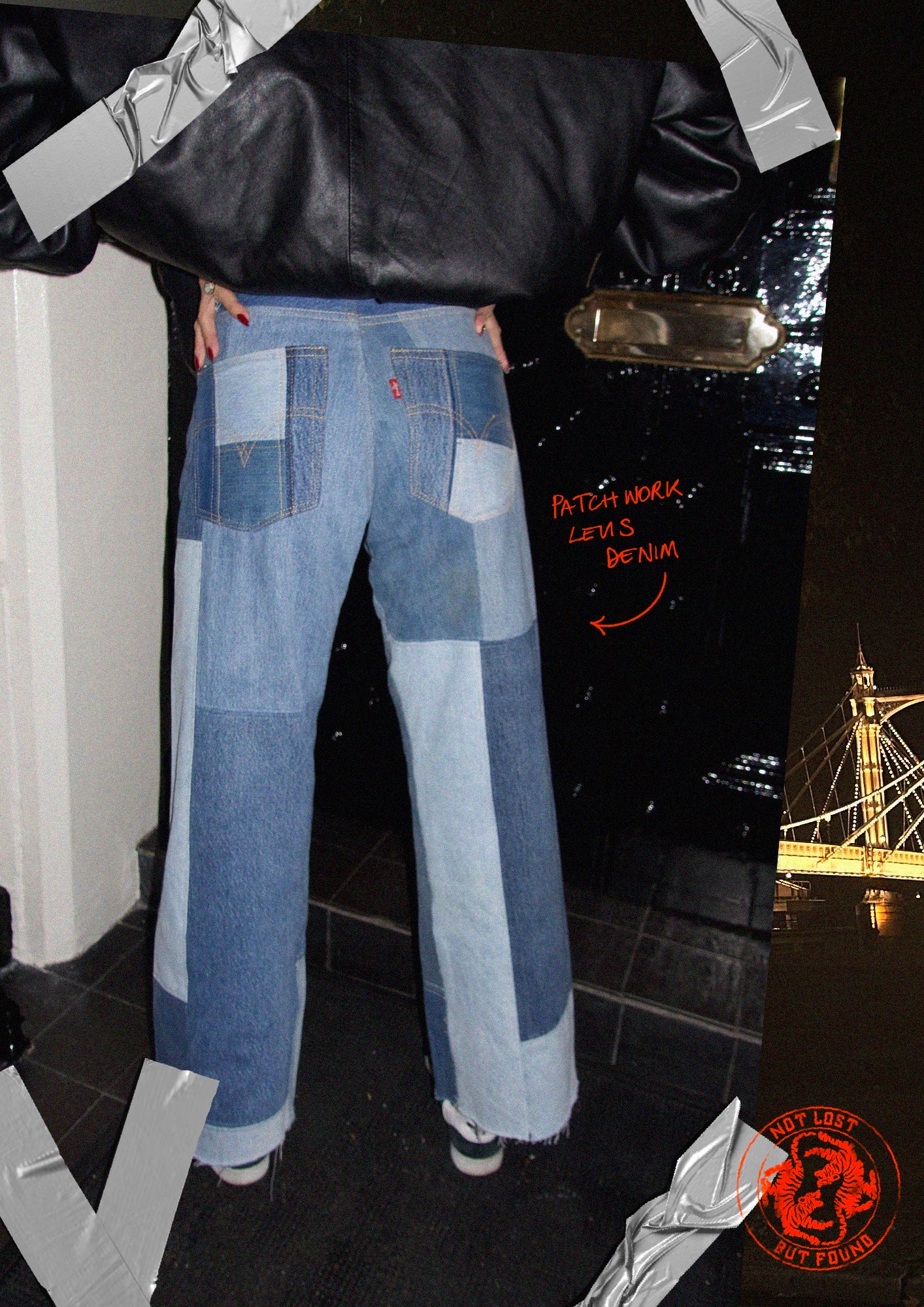 Denim Patchwork Levis Denim