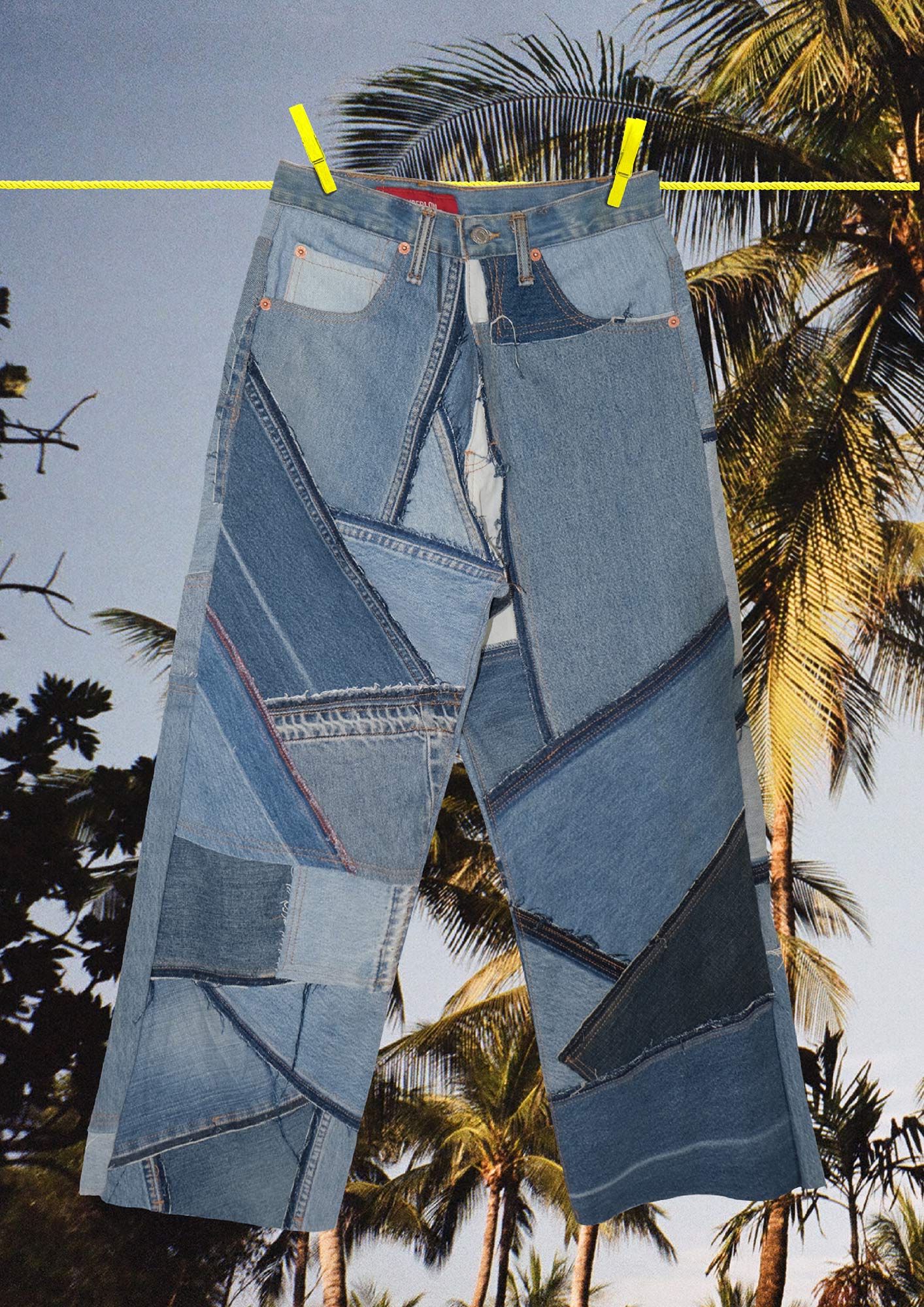 Denim Patchwork Redone Levis