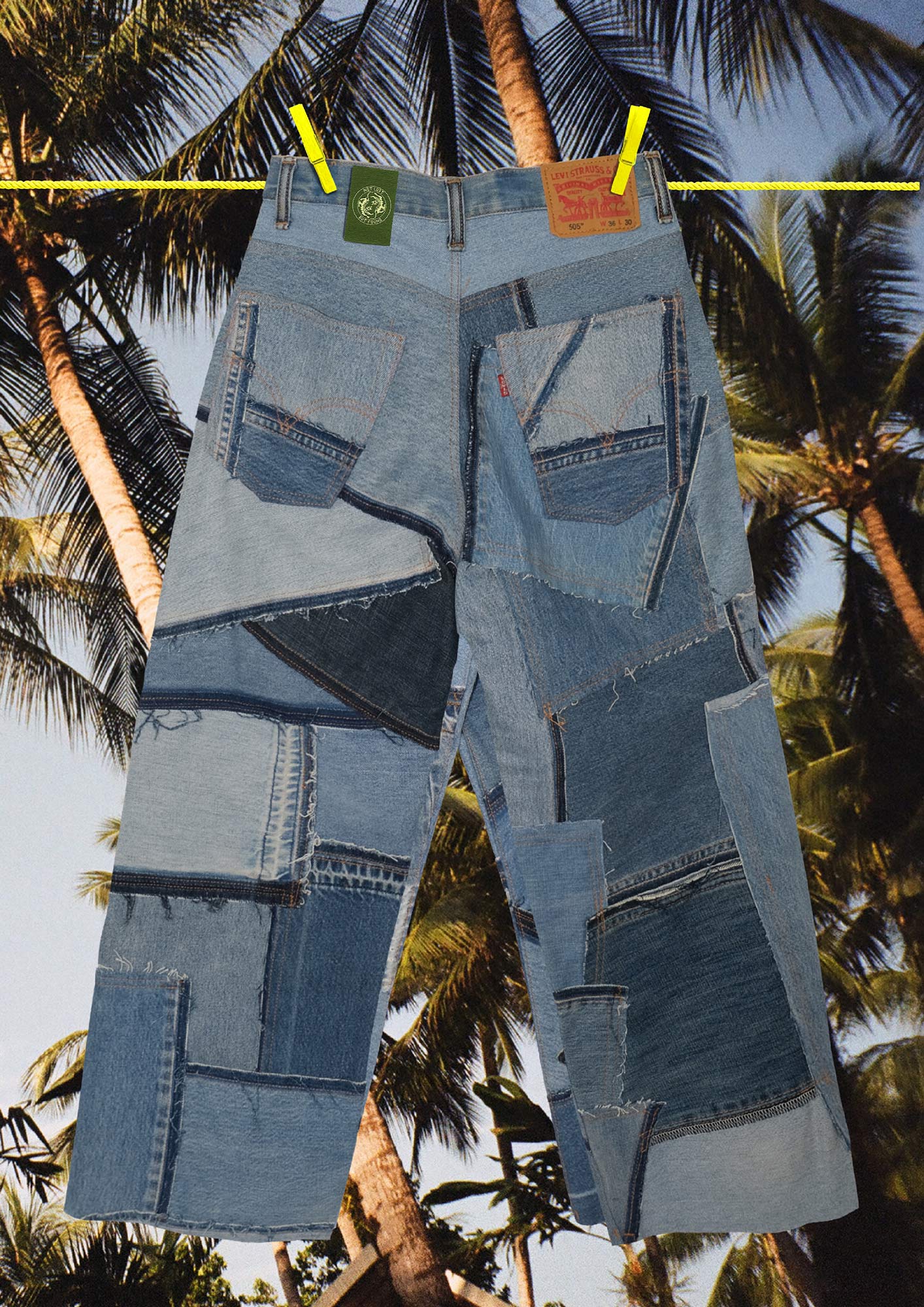 Denim Patchwork Redone Levis