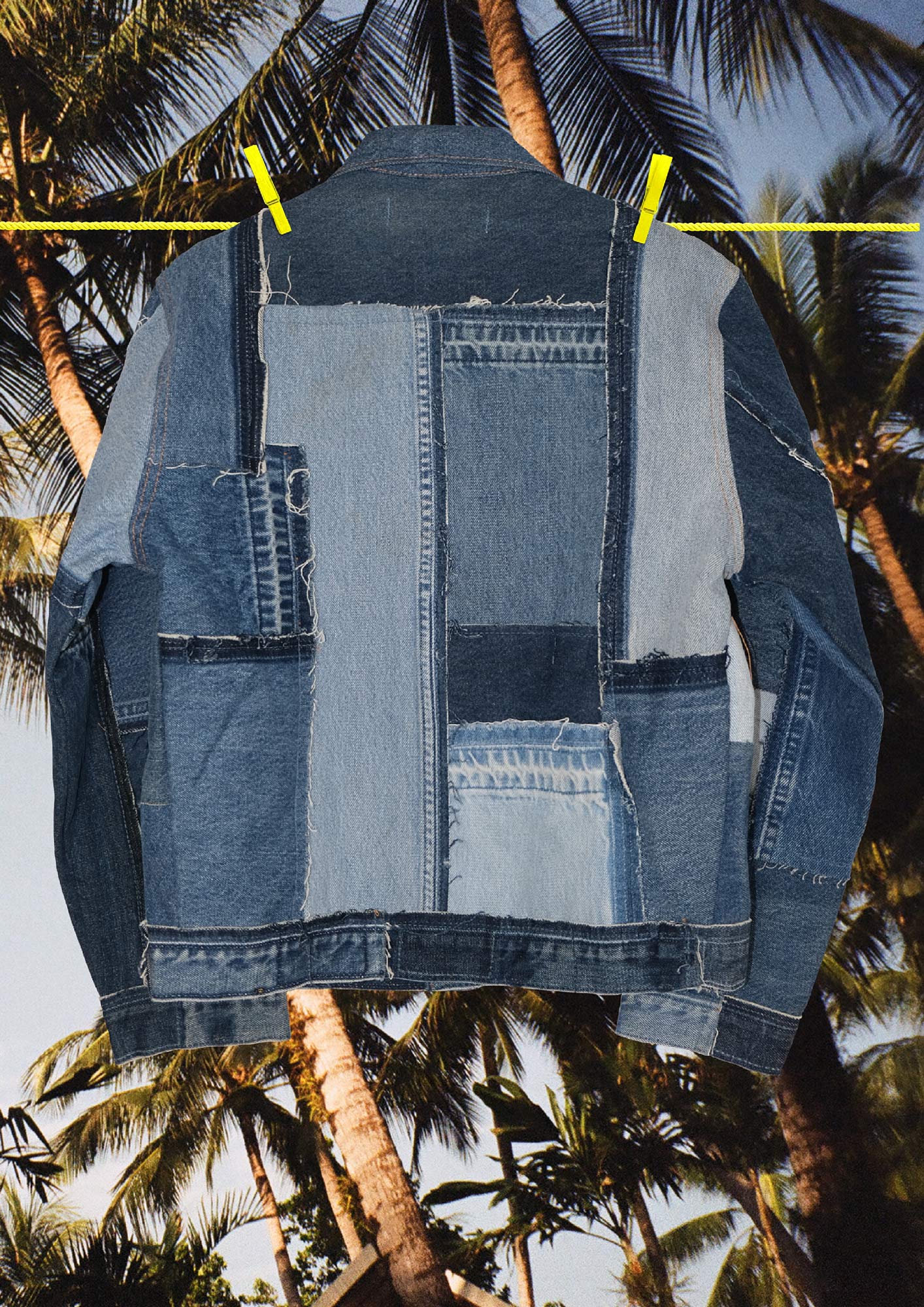 Denim Patchwork Jacket