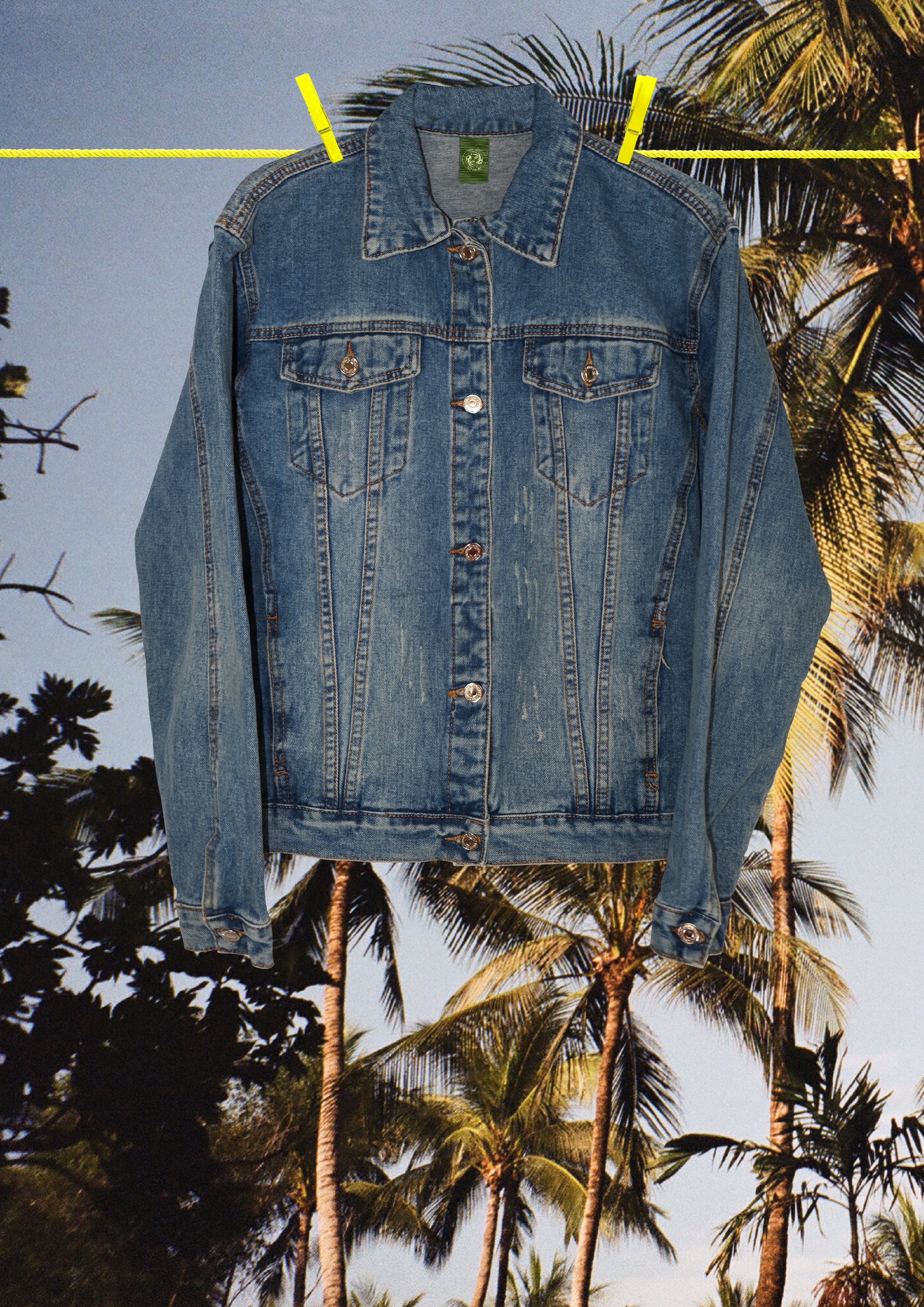 Hand Painted Alice In Wonderland Jacket