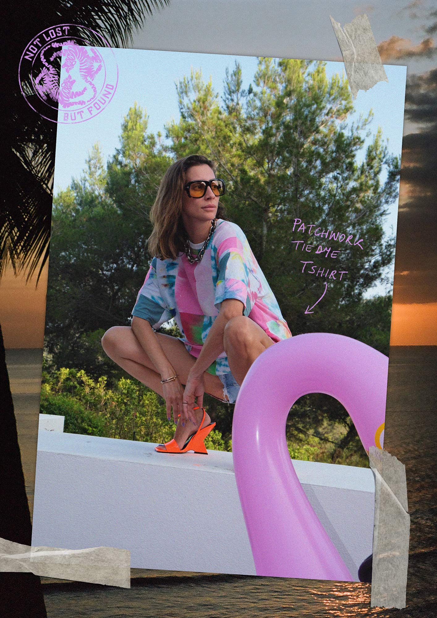 Patchwork Tie Dye T-Shirt