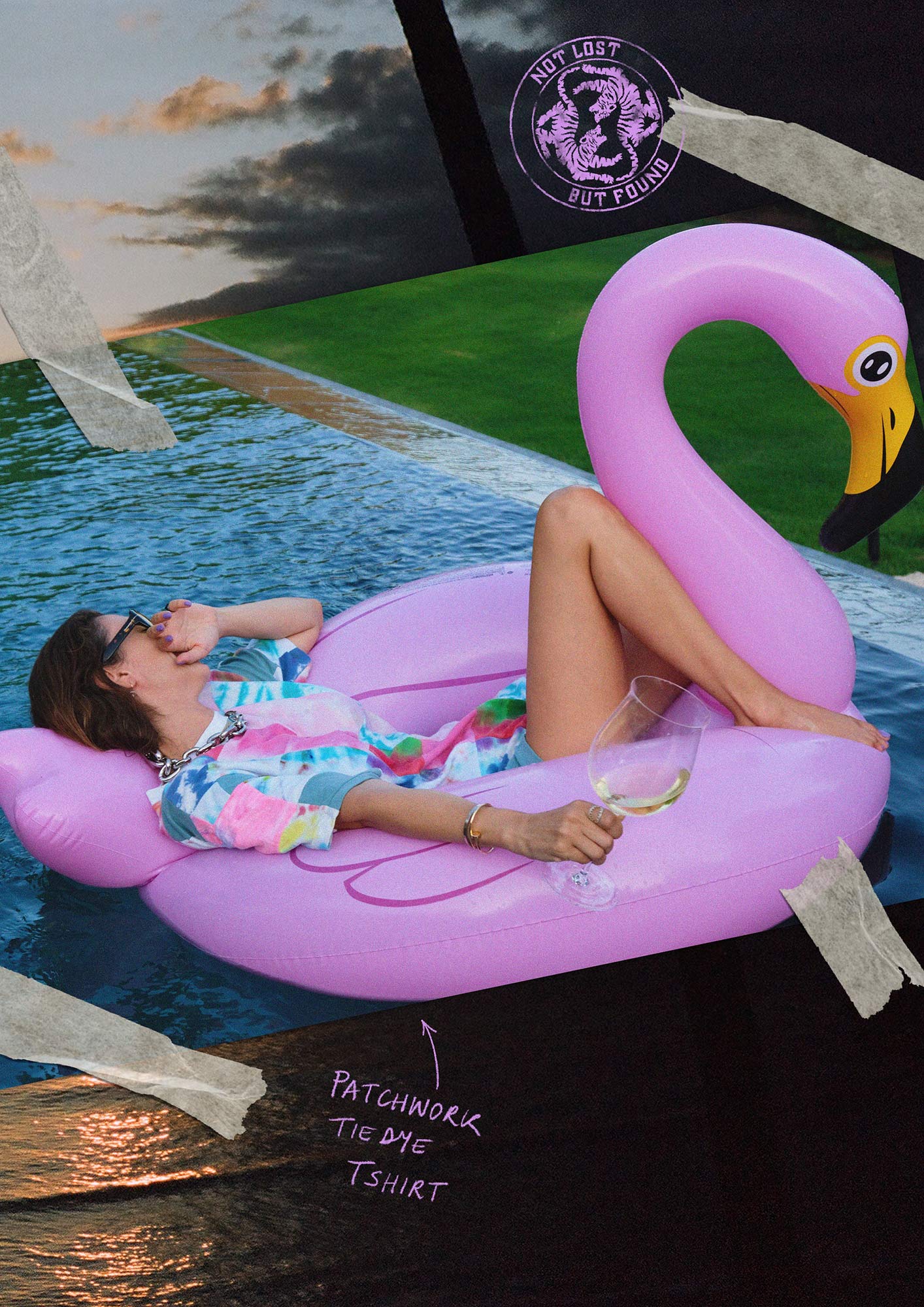 Patchwork Tie Dye T-Shirt