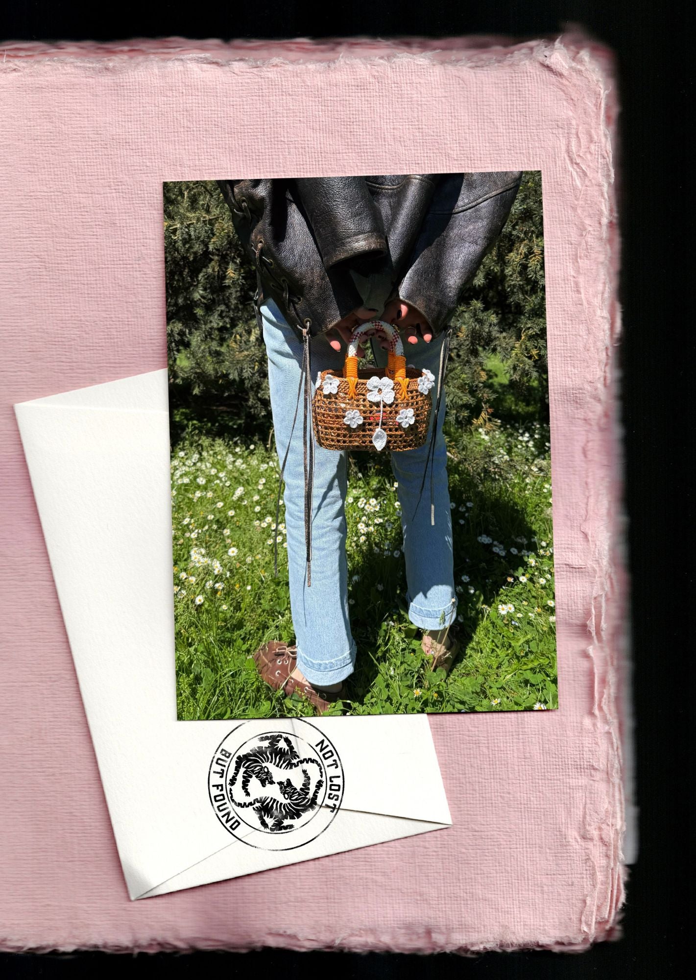 Vimini flower basket