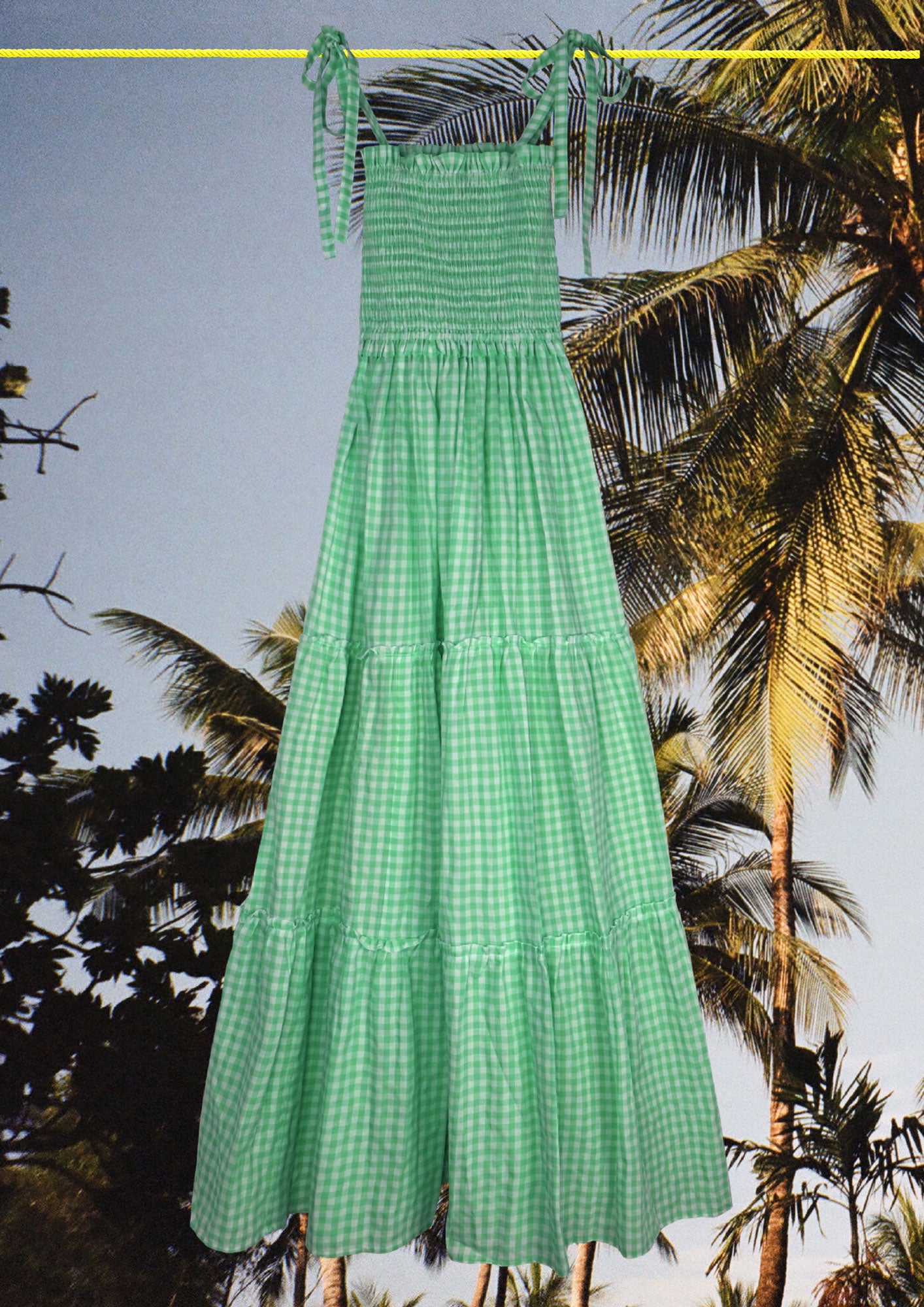 Vichy Green Dress