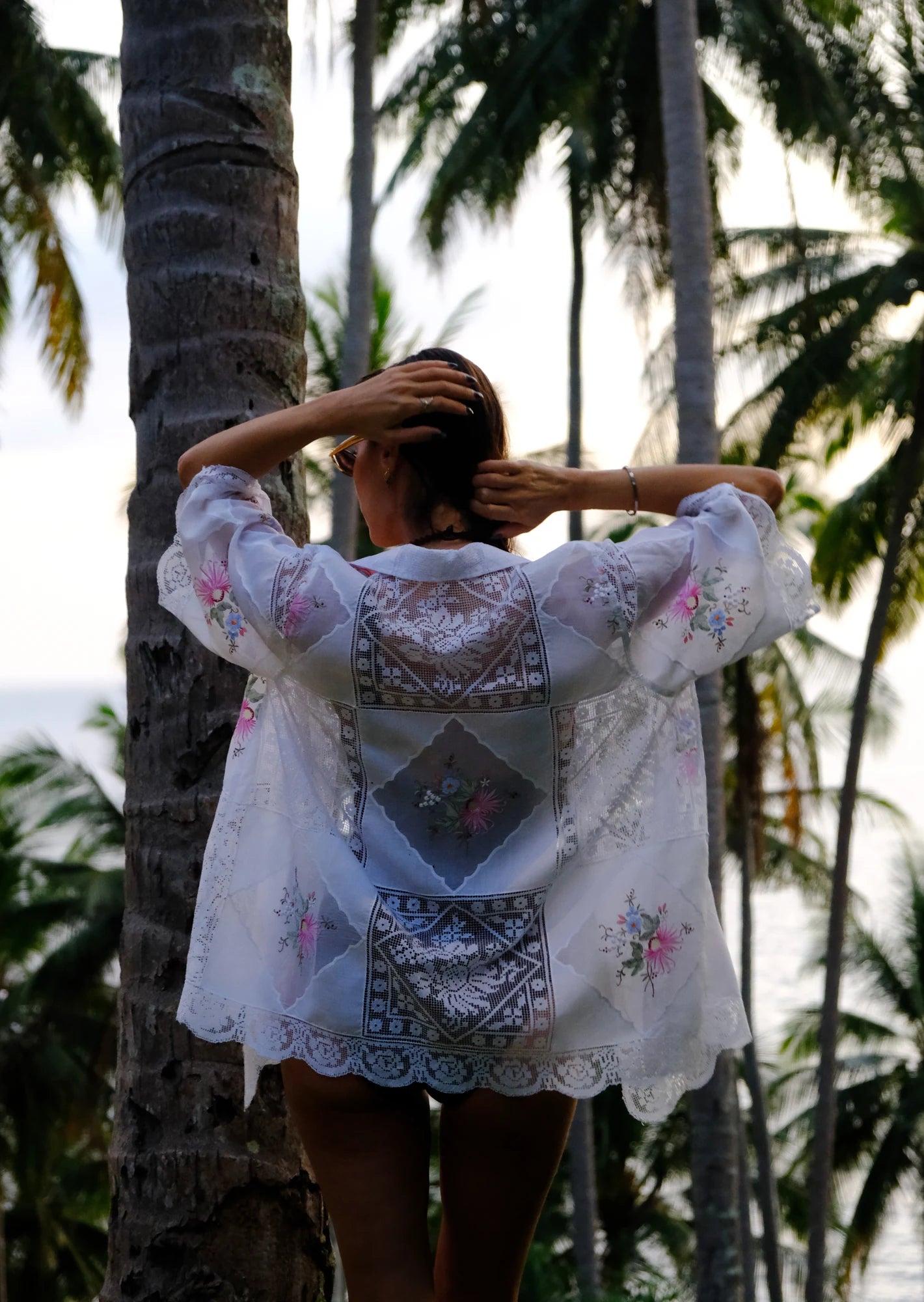 ORGANZA PATCHWORK SHIRT