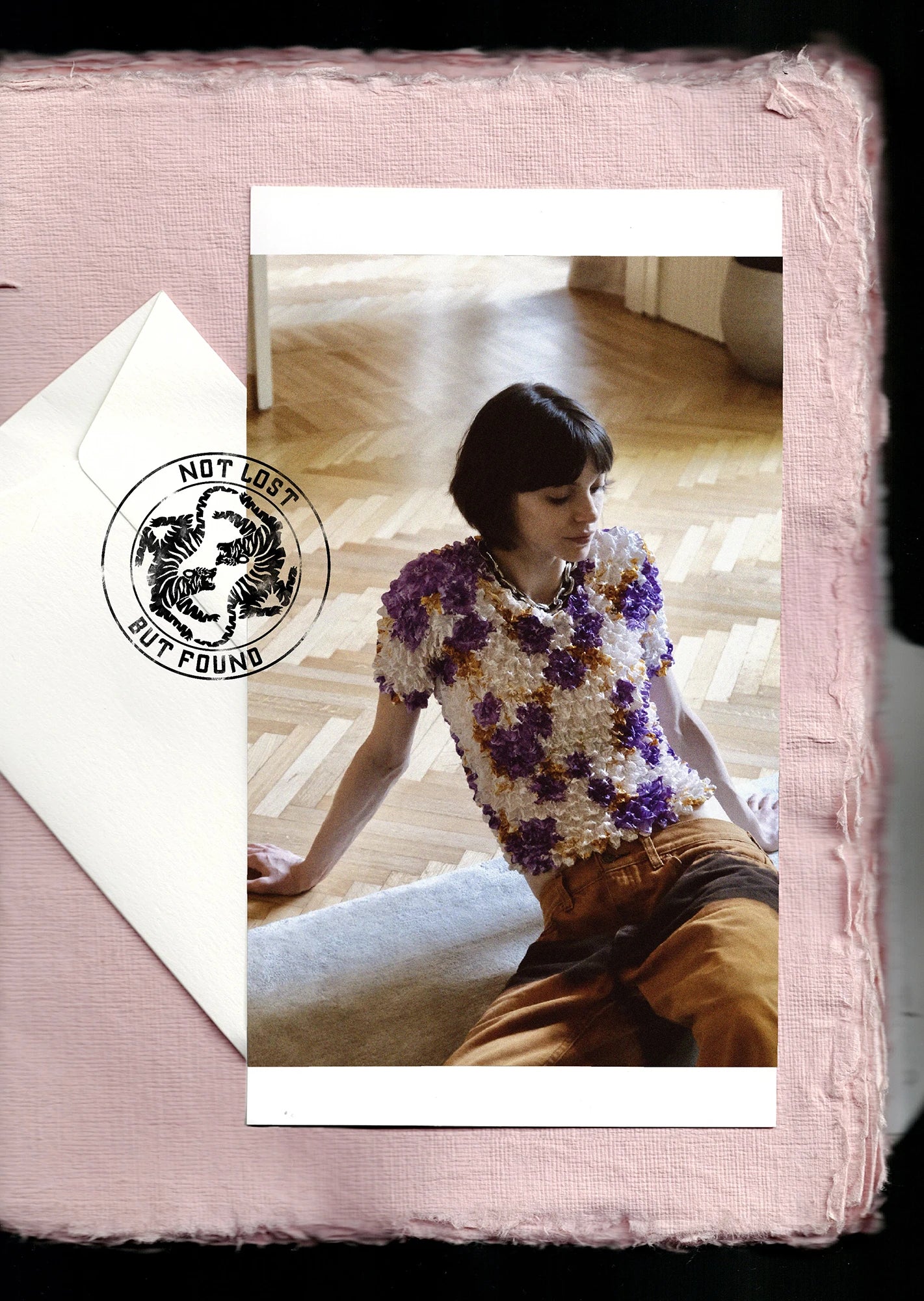 Popcorn flower purple t-shirt