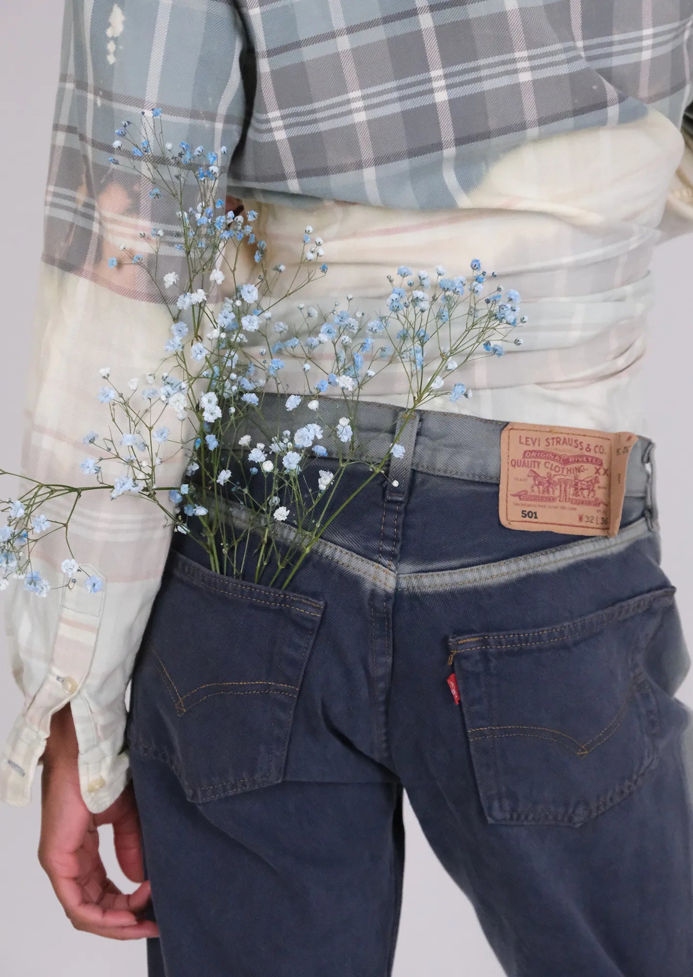 Tie dye distressed shirt