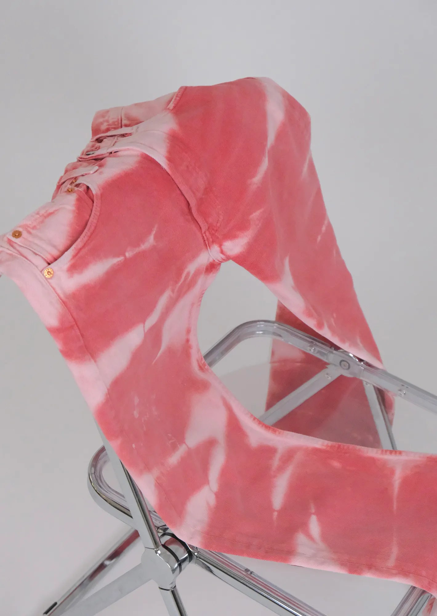 Redone tie dye tiger levis