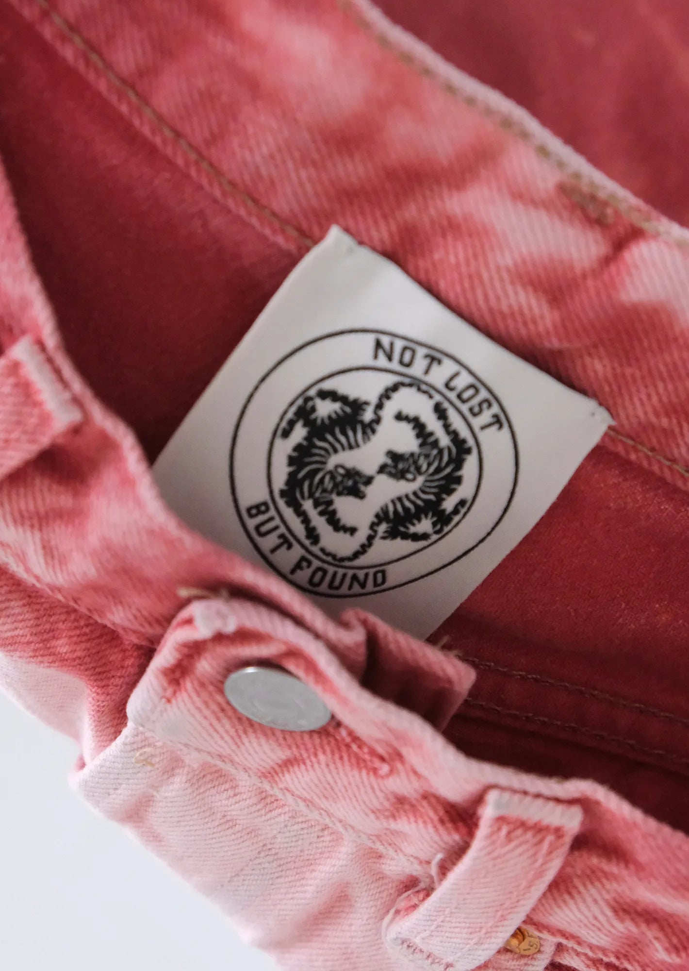 Redone tie dye tiger levis