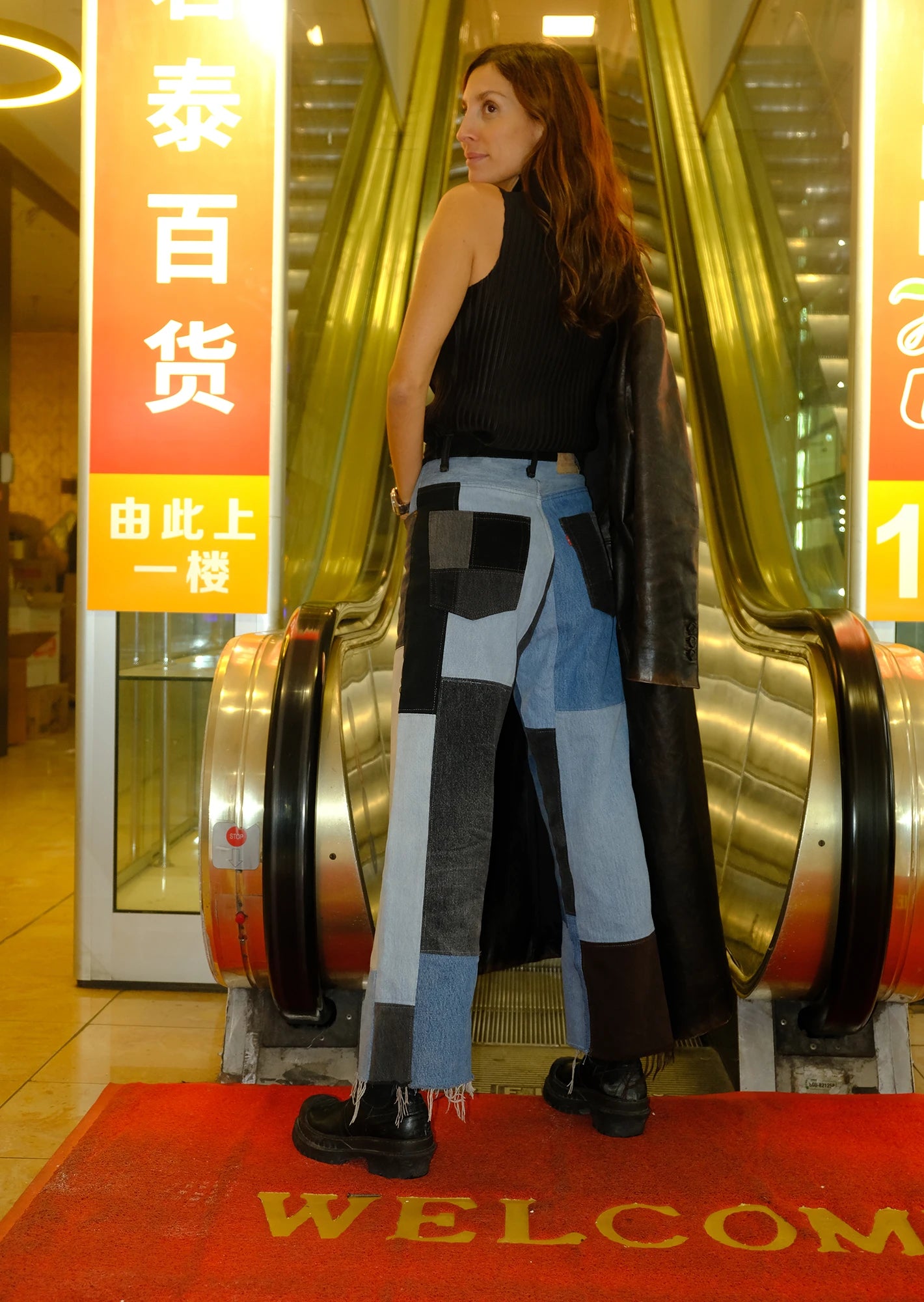 Denim Patchwork Levis Denim