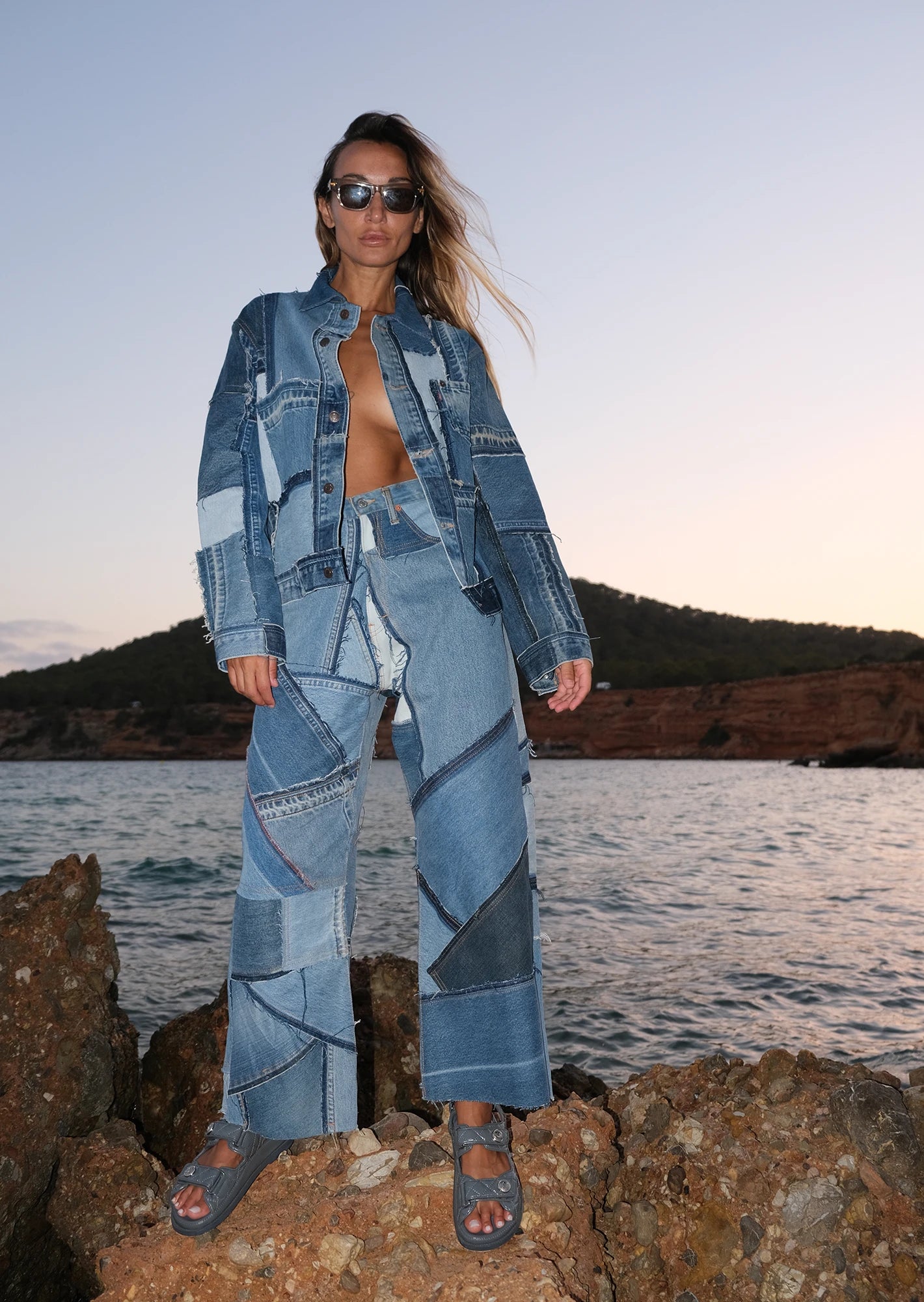 Denim Patchwork Redone Levis