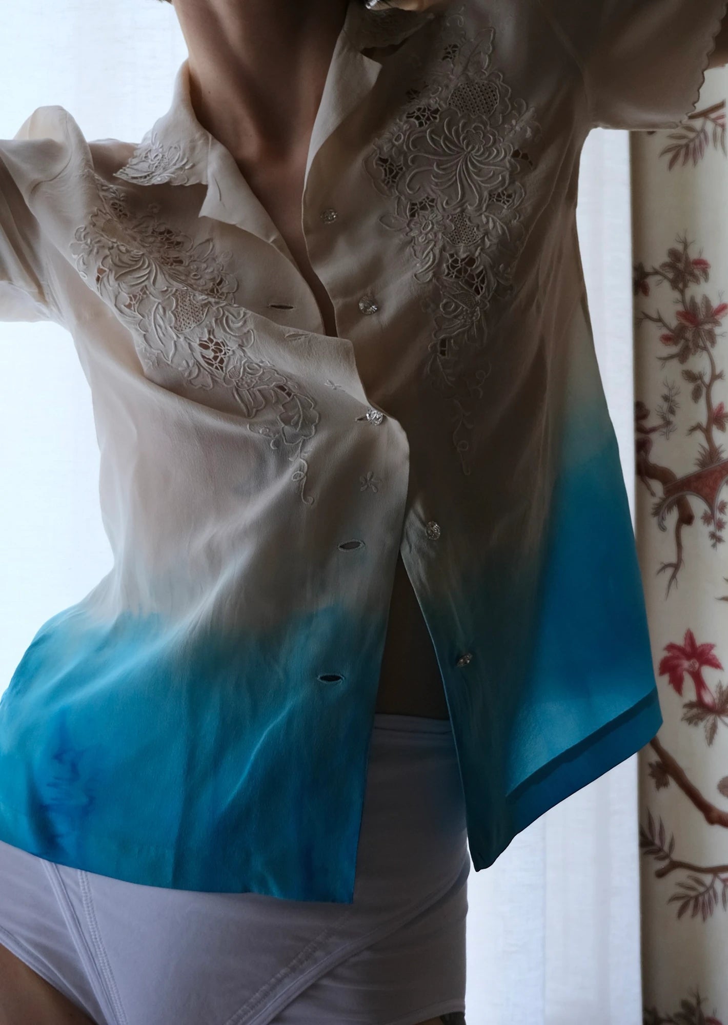 Chinese silk shirt