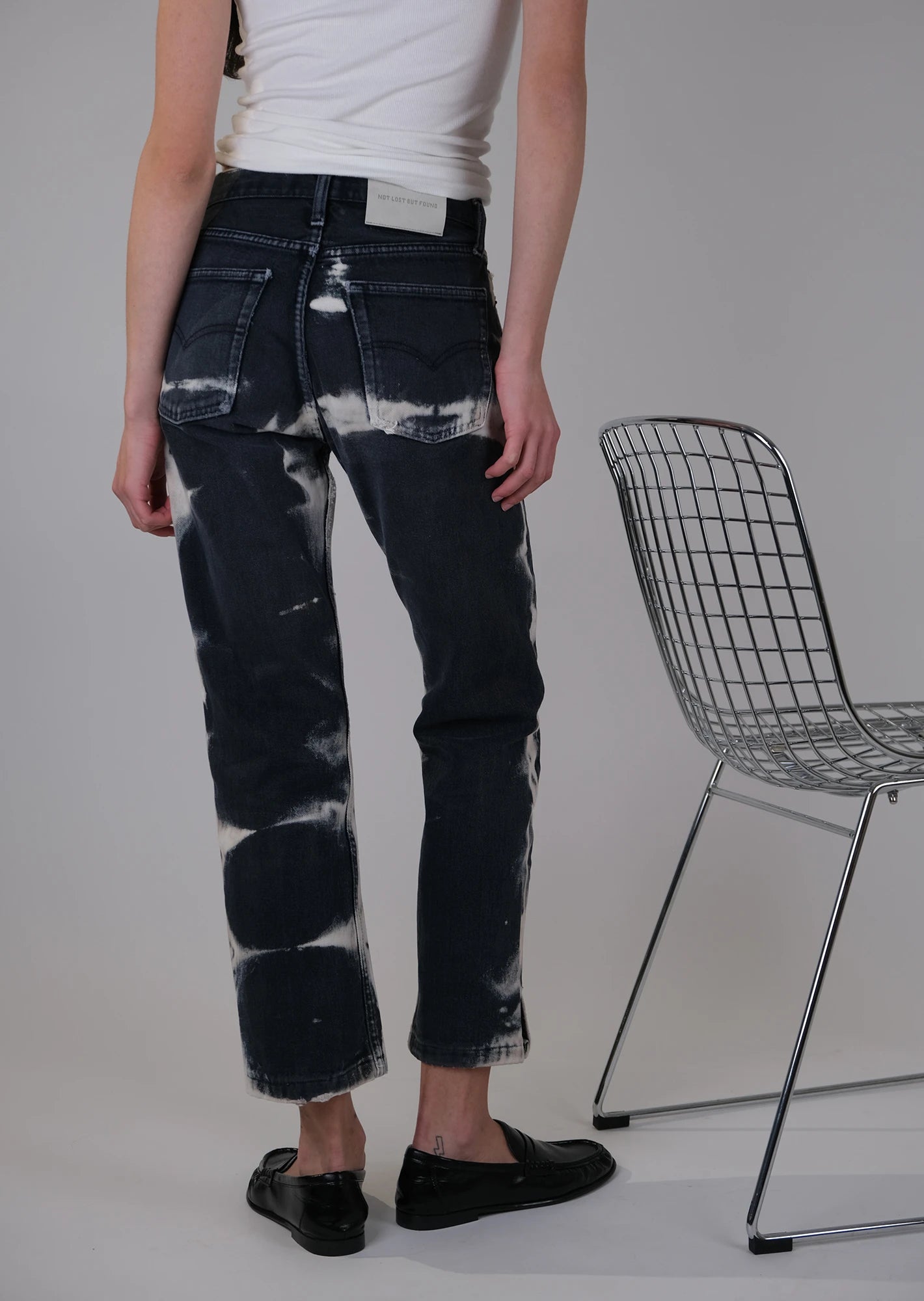 Redone tie dye tiger levis