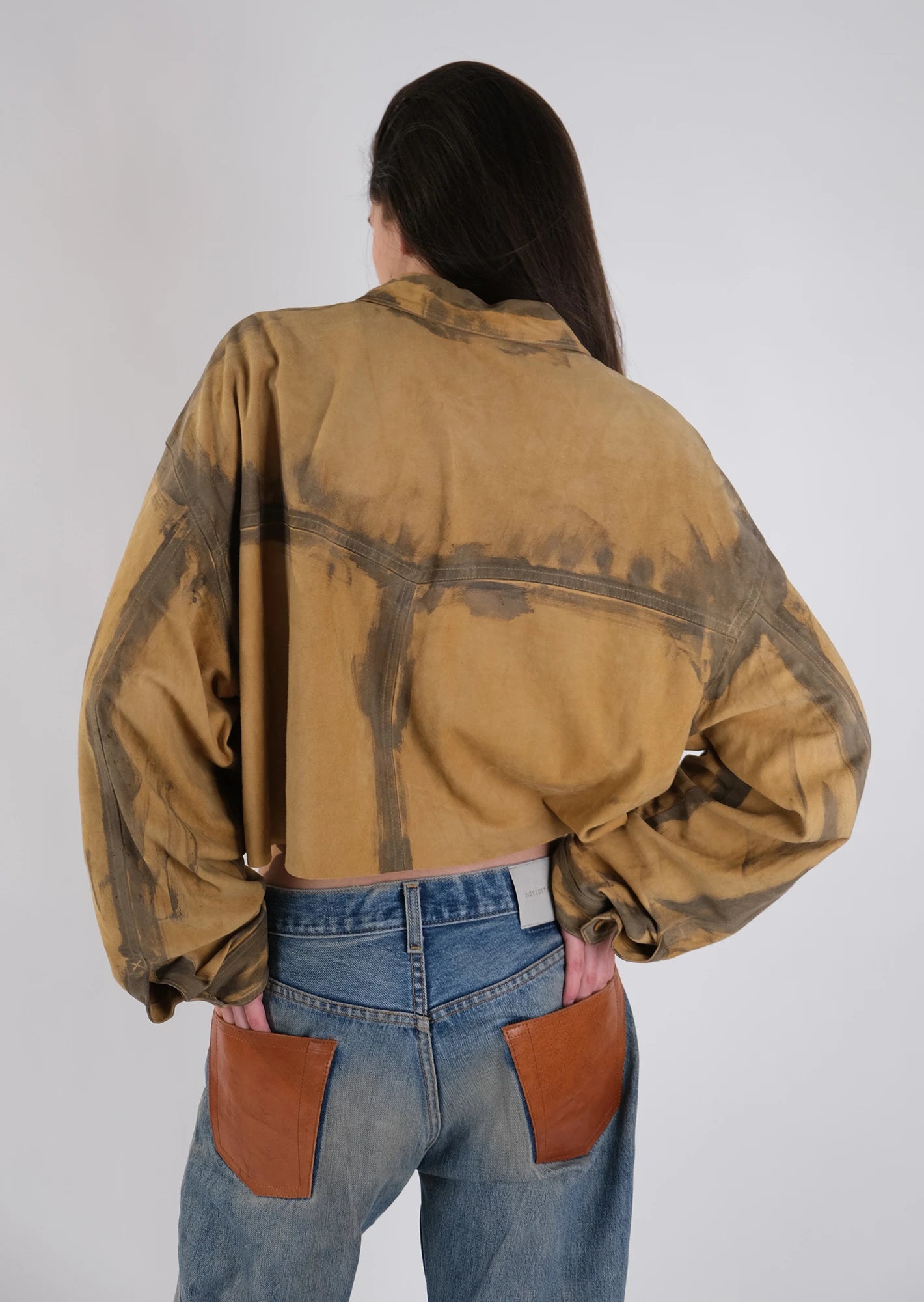 Suade hand painted jacket
