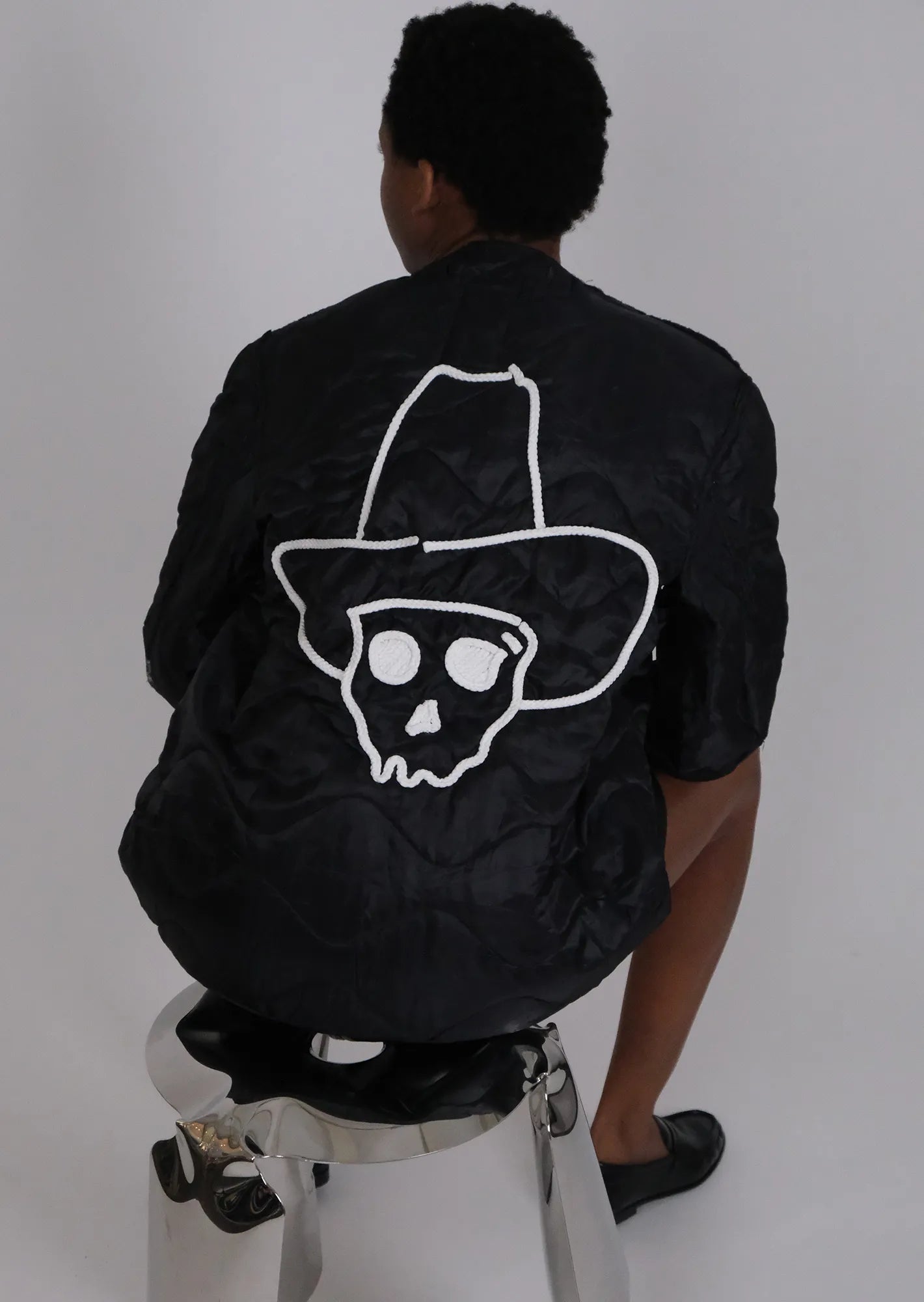 Embroided army jacket