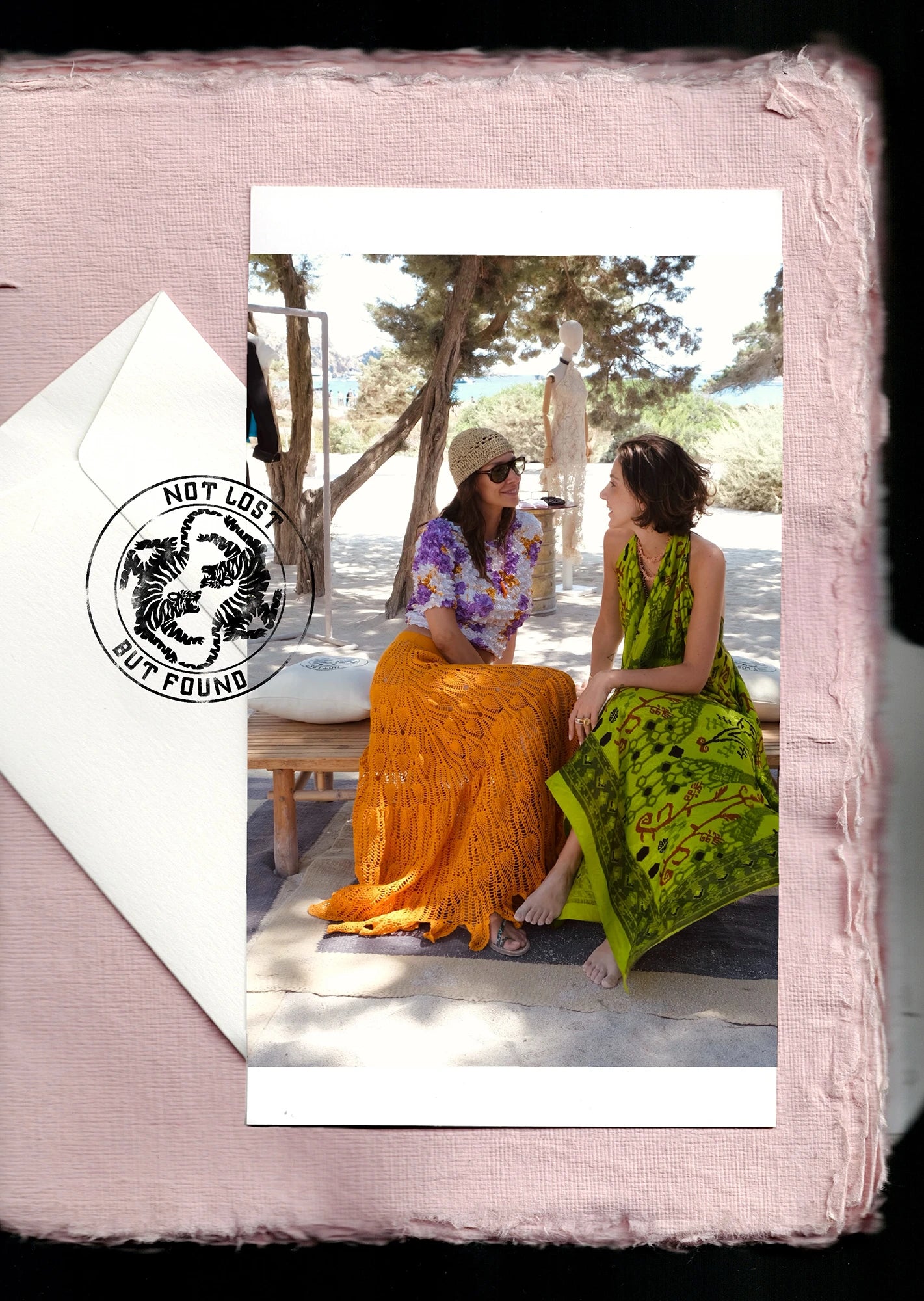 Green balinese belt dress