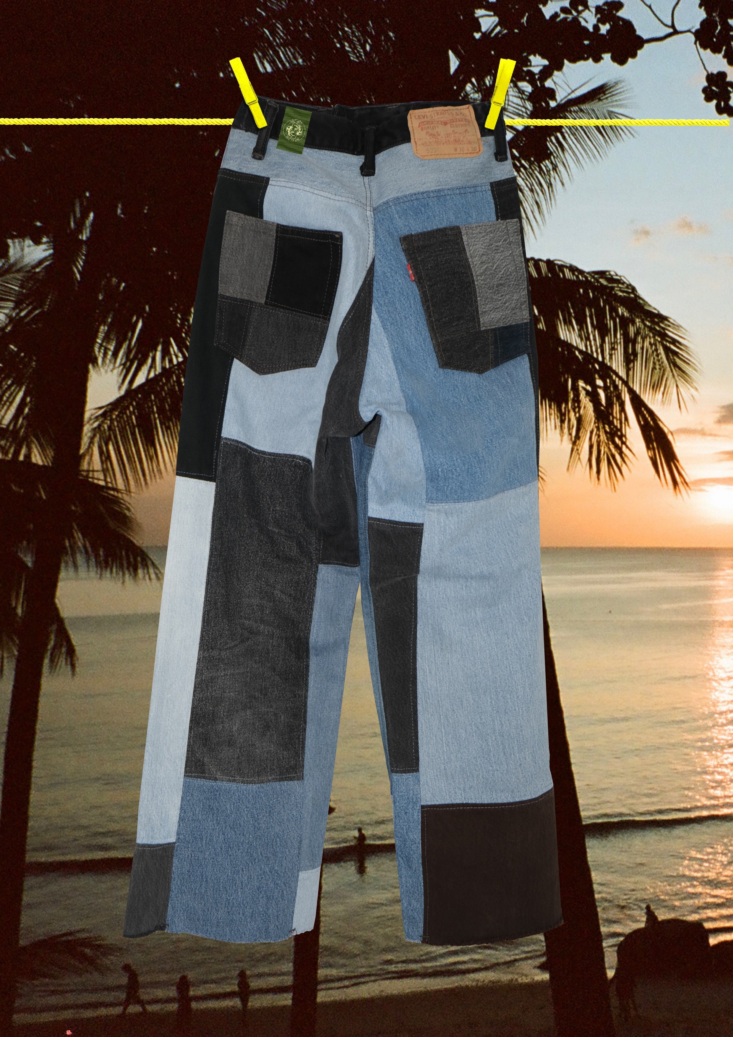 Denim Patchwork Levis Denim