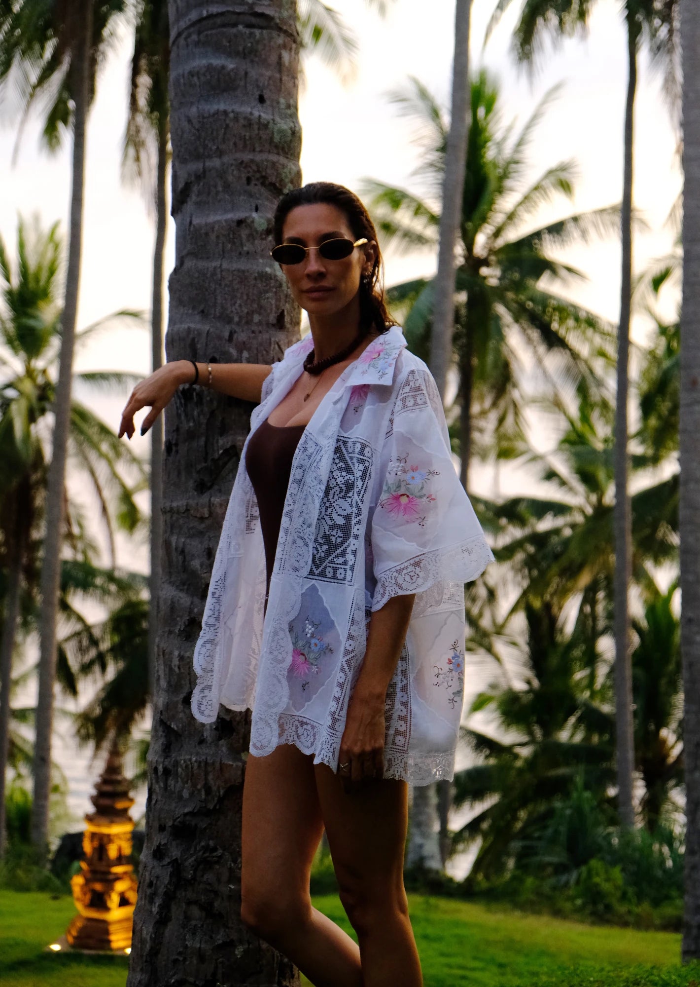 ORGANZA PATCHWORK SHIRT