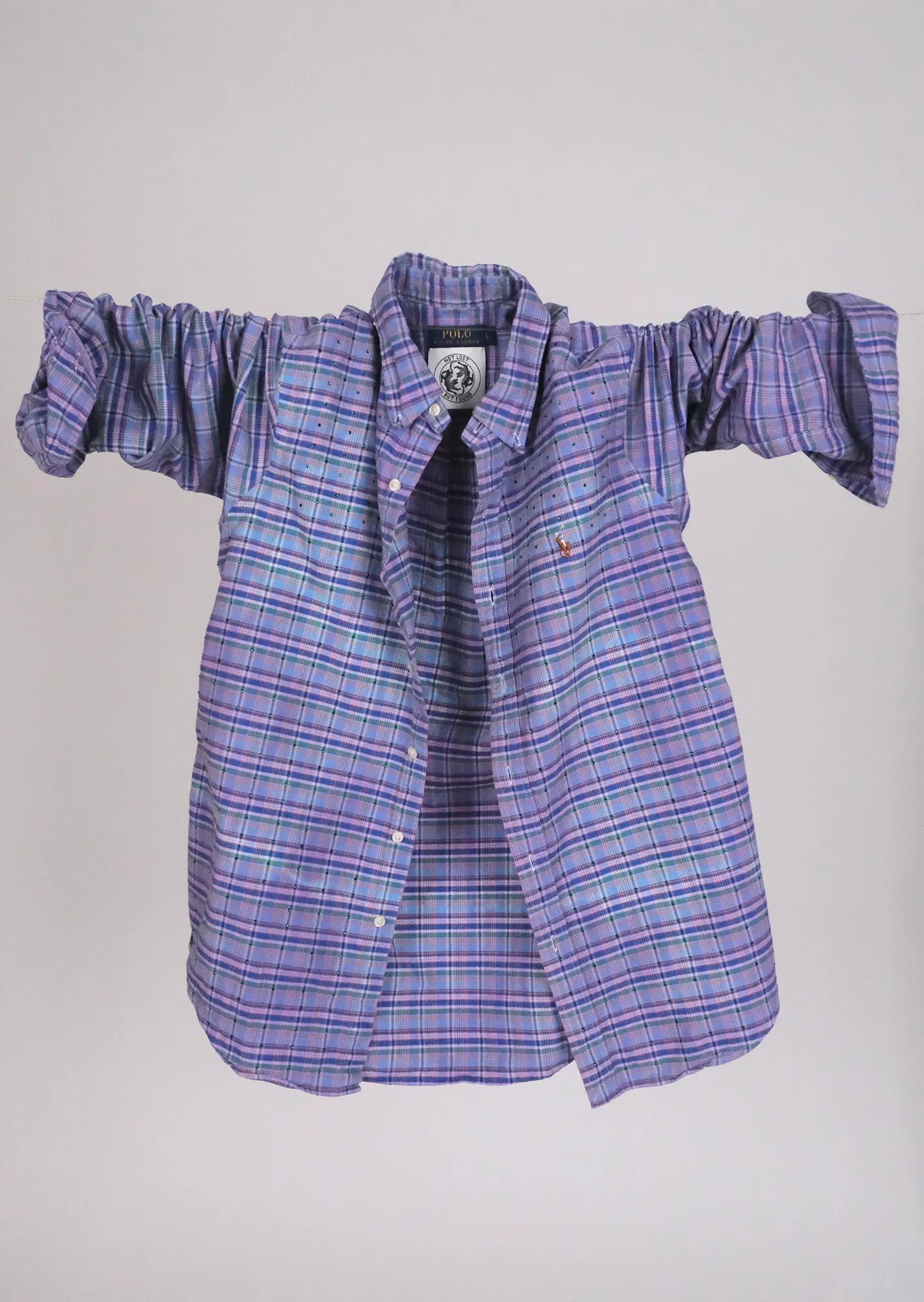 Purple Swarovski Shirt